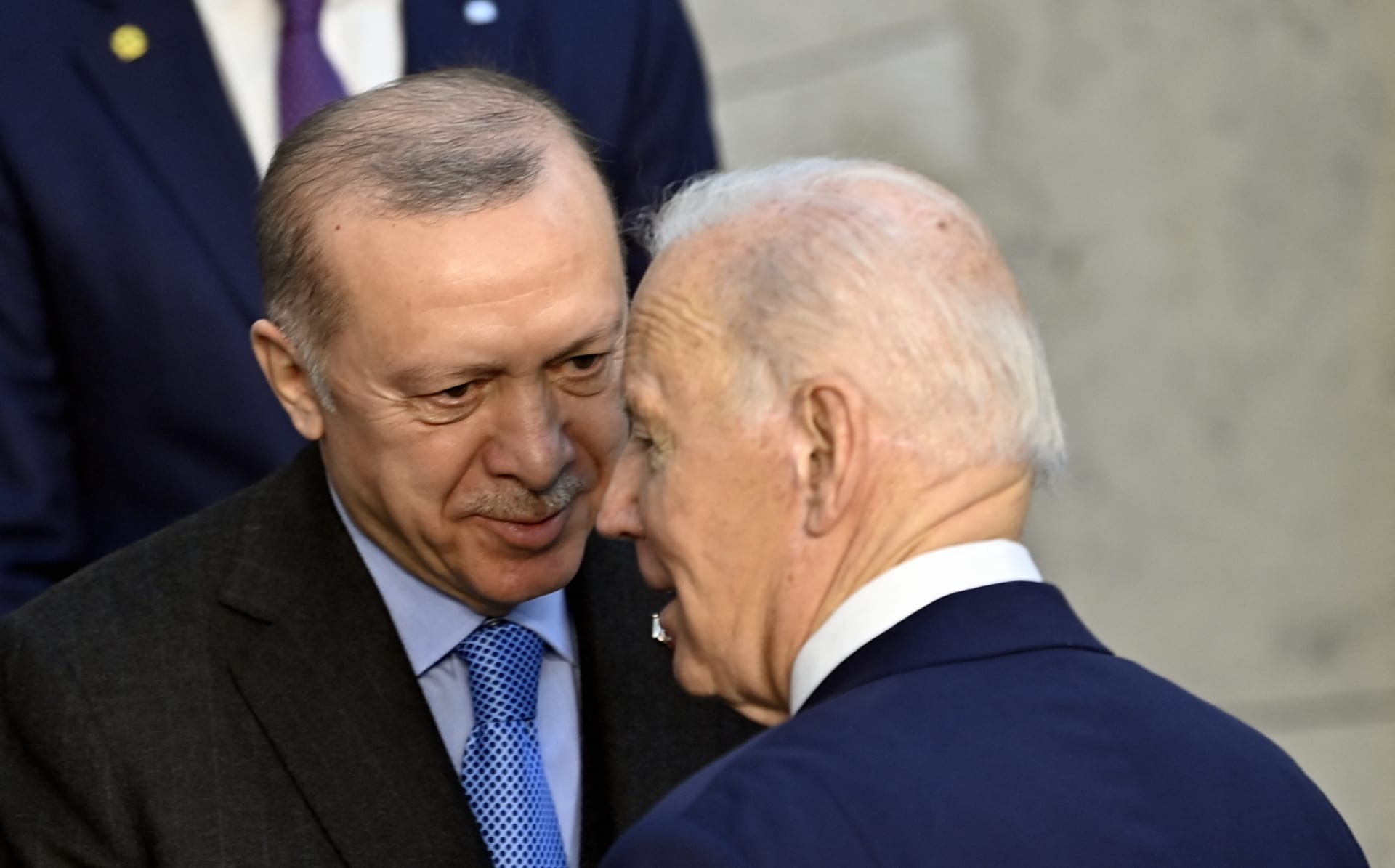 صورة أرشيفية لأردوغان وبايدن في قمة الناتو ببروكسل في 24 مارس 2022