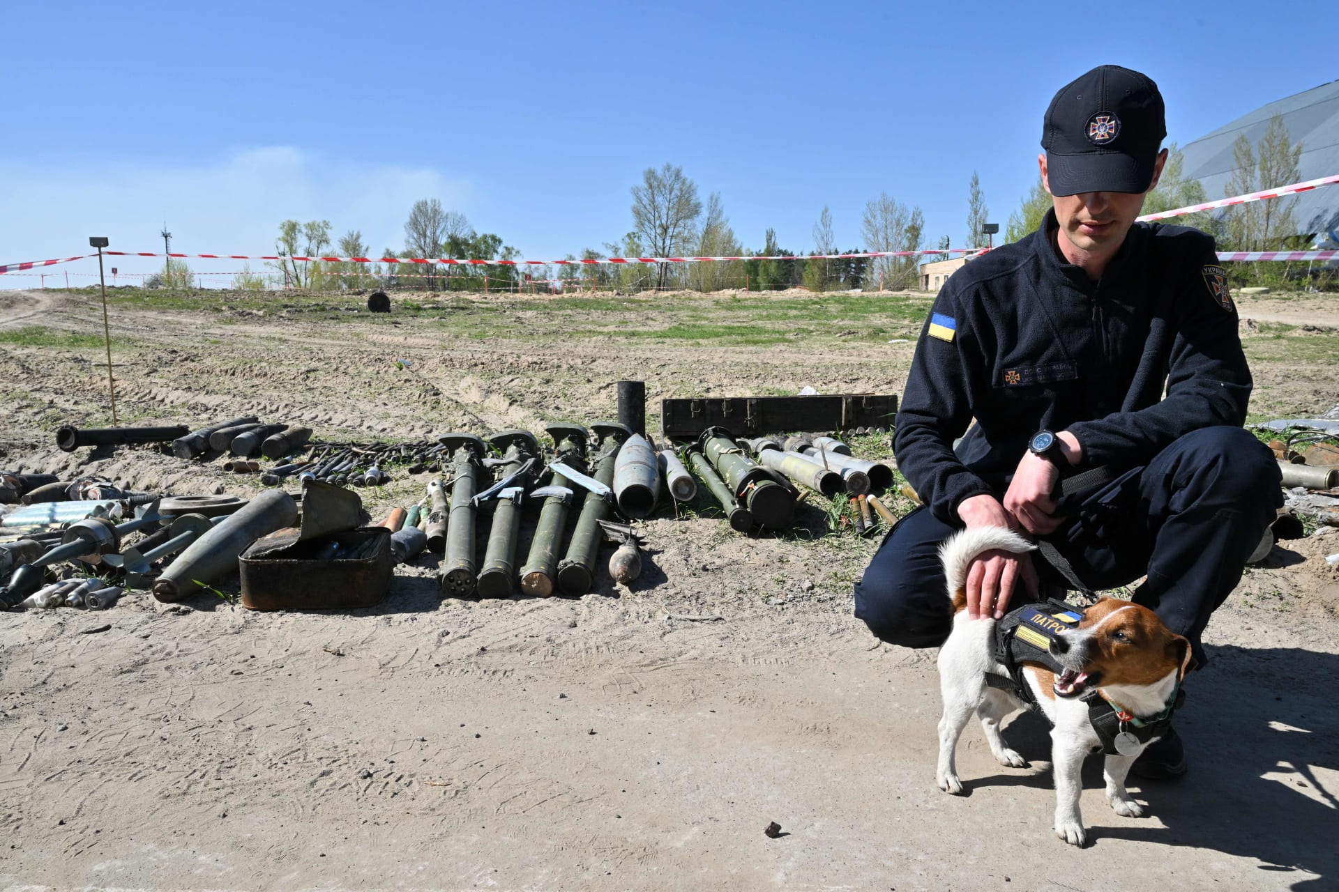 زيلينسكي يكرم أشهر كلب في أوكرانيا لدوره في مواجهة الحرب الروسية