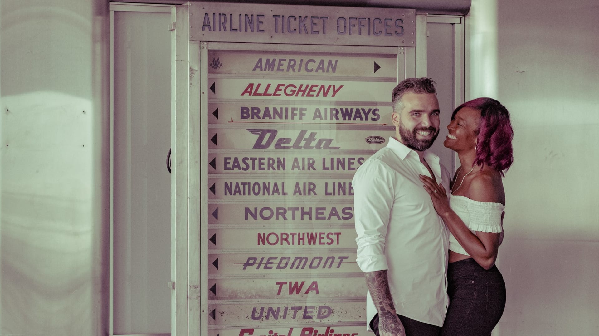 Romance in the air... how did two strangers fall in love on a plane?