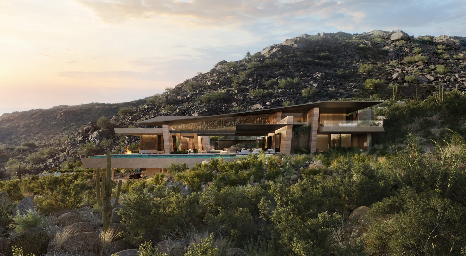 Design the most expensive private home in Africa.  As by the architects 