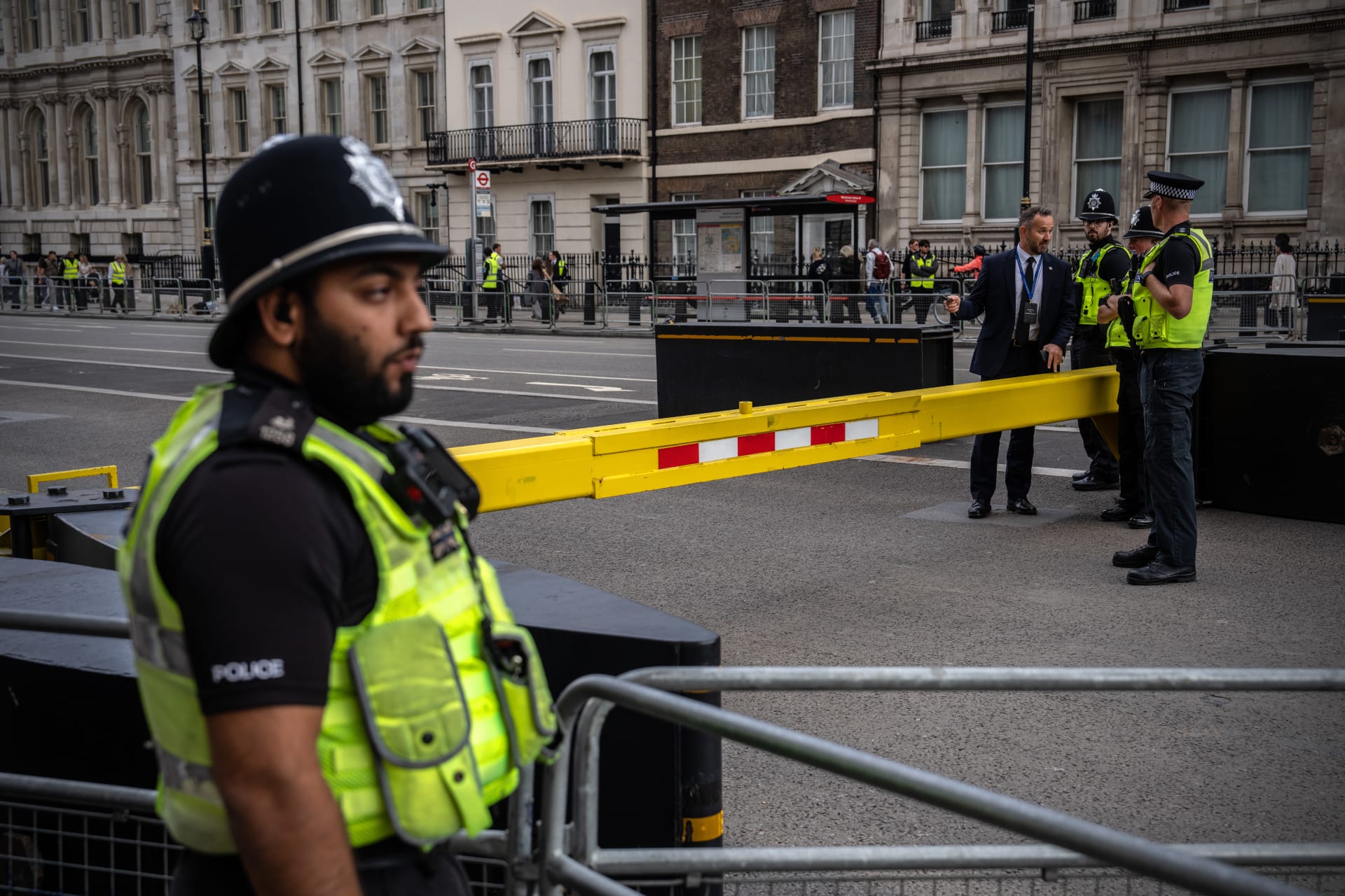 صورة تعبيرية لعناصر بالشرطة البريطانية في العاصمة لندن (ليست من موقع الحادث)