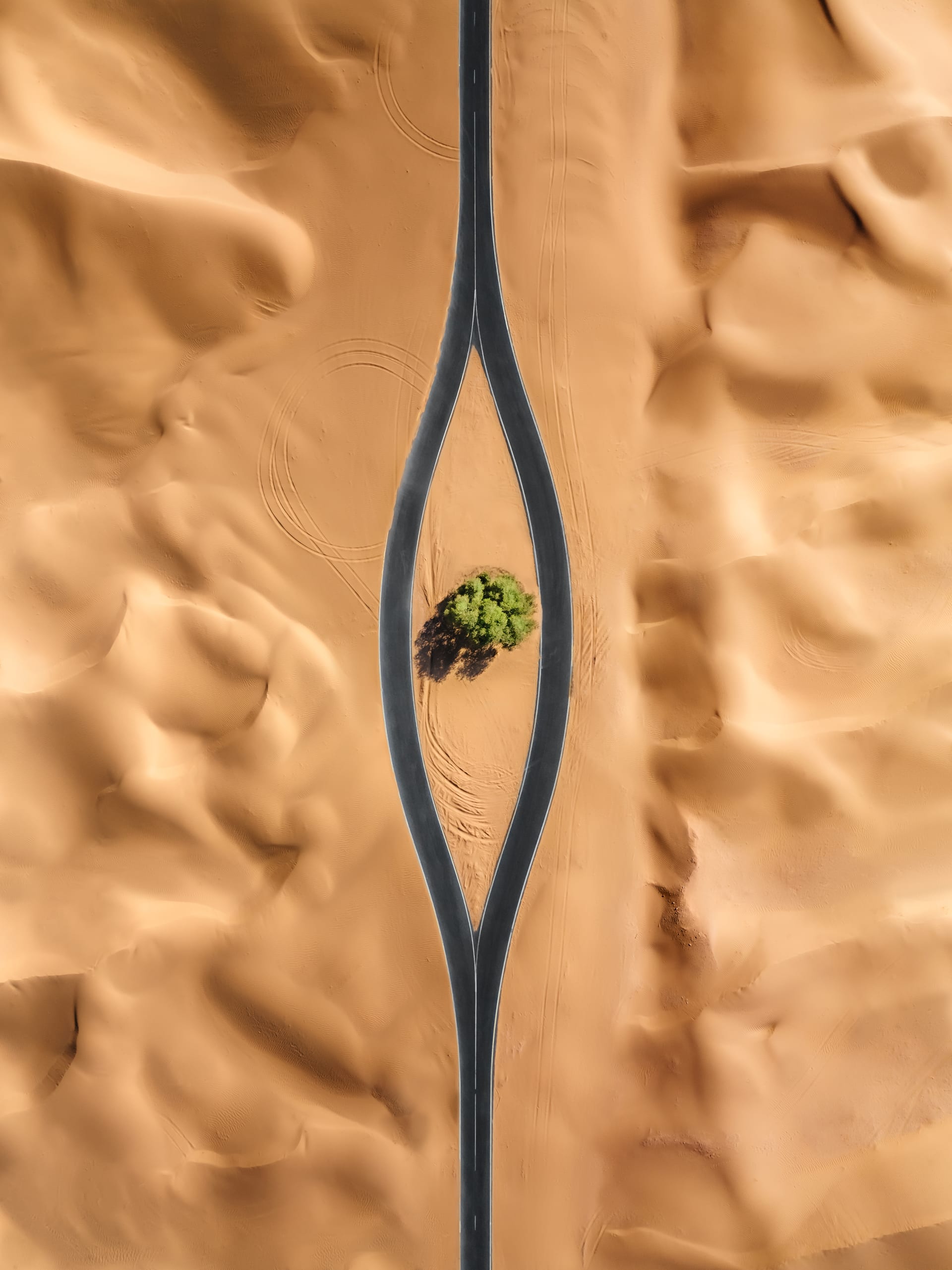 من زاوية فريدة.. مصور يوثق ملعب كرة سلة ابتلعه الرمال في الإمارات