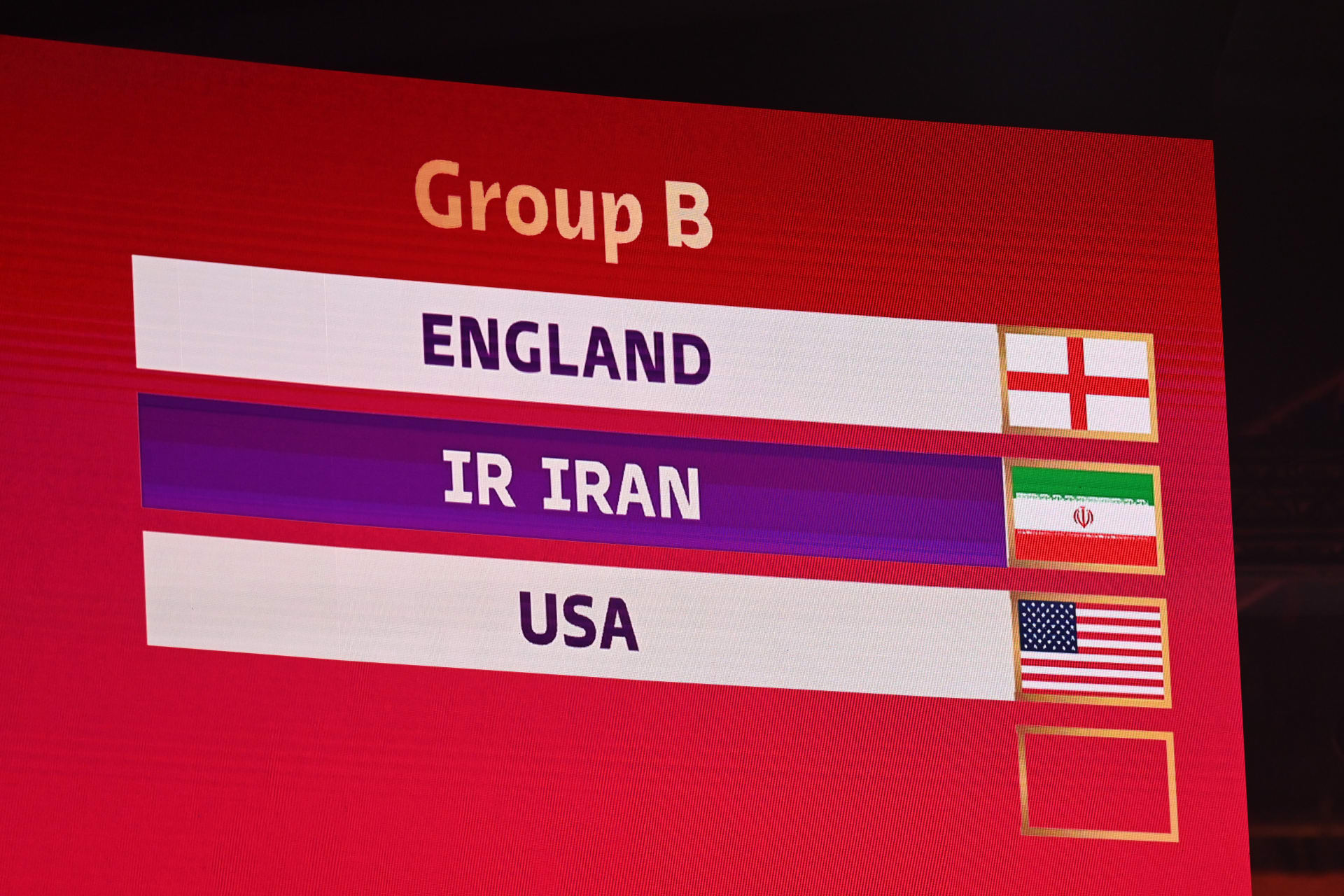 مجموعة منتخب إيران في مونديال قطر 