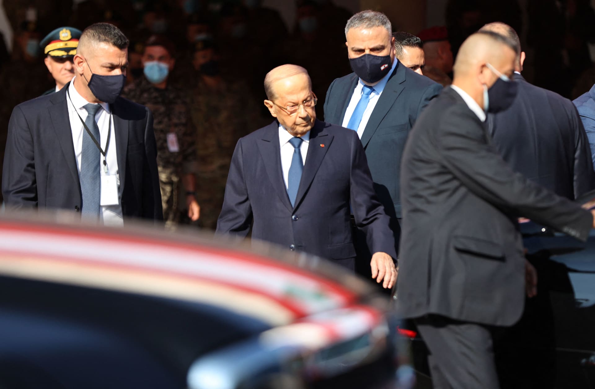 عون أثناء مغادرته قصر بعبدا: هدف اتفاق ترسيم الحدود إخراج لبنان من أزمته