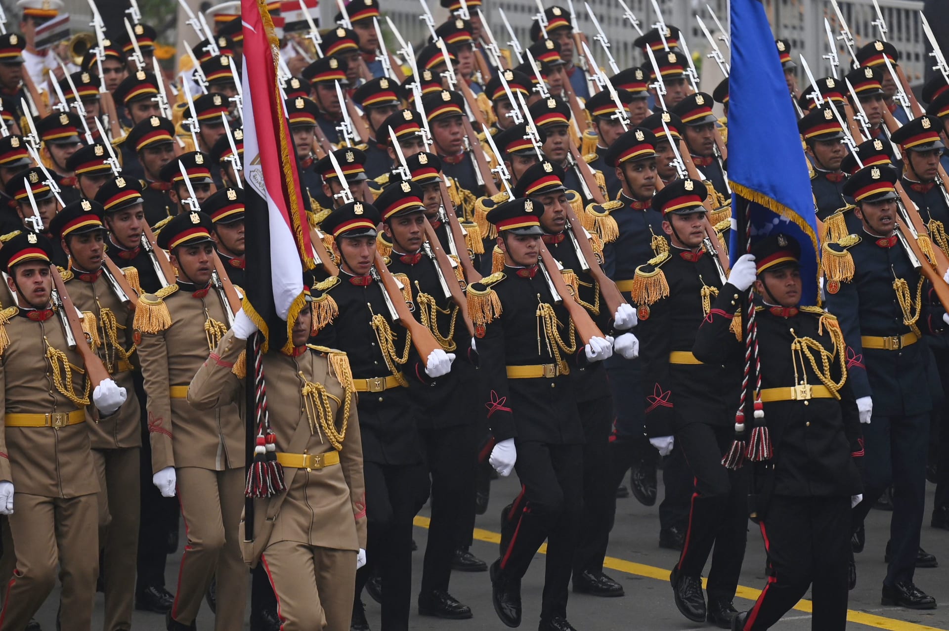 قوات مصرية تشارك في احتفالات الهند بذكرى يوم الجمهورية