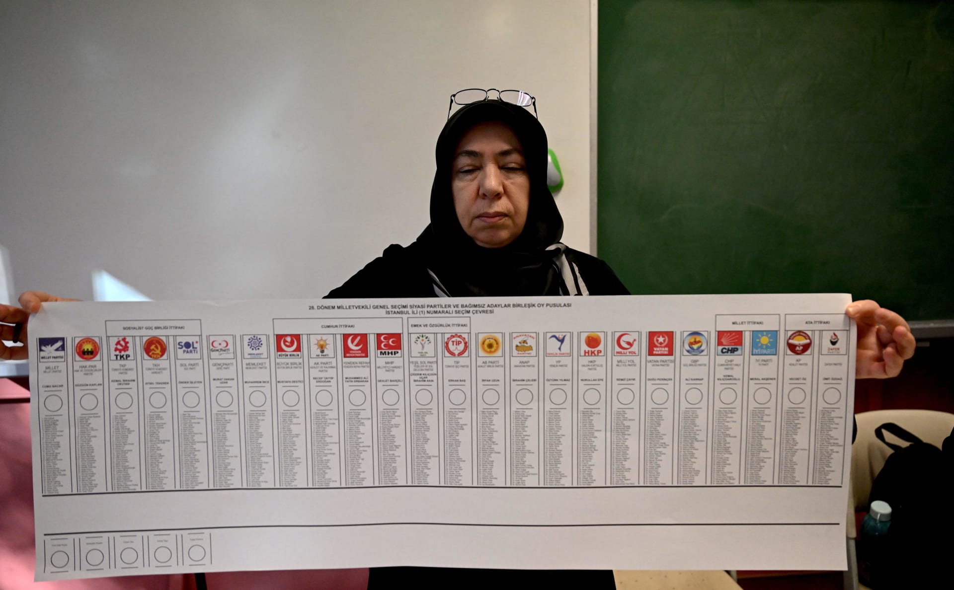 بالصور.. أتراك يصوتون بالانتخابات الرئاسية والبرلمانية 