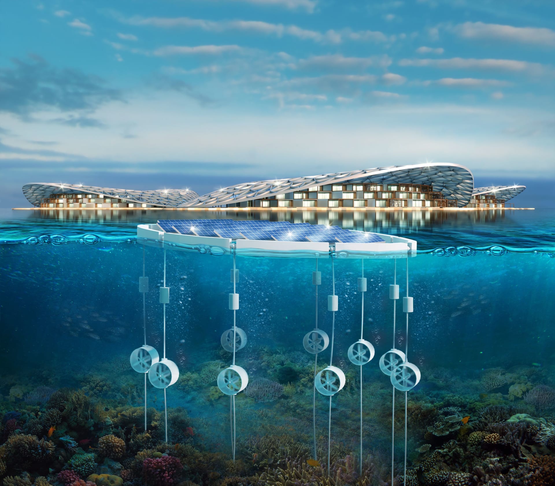 مخصصة لدبي.. الكشف عن تصميم "أكبر مشروع لإنعاش المحيطات في العالم" 