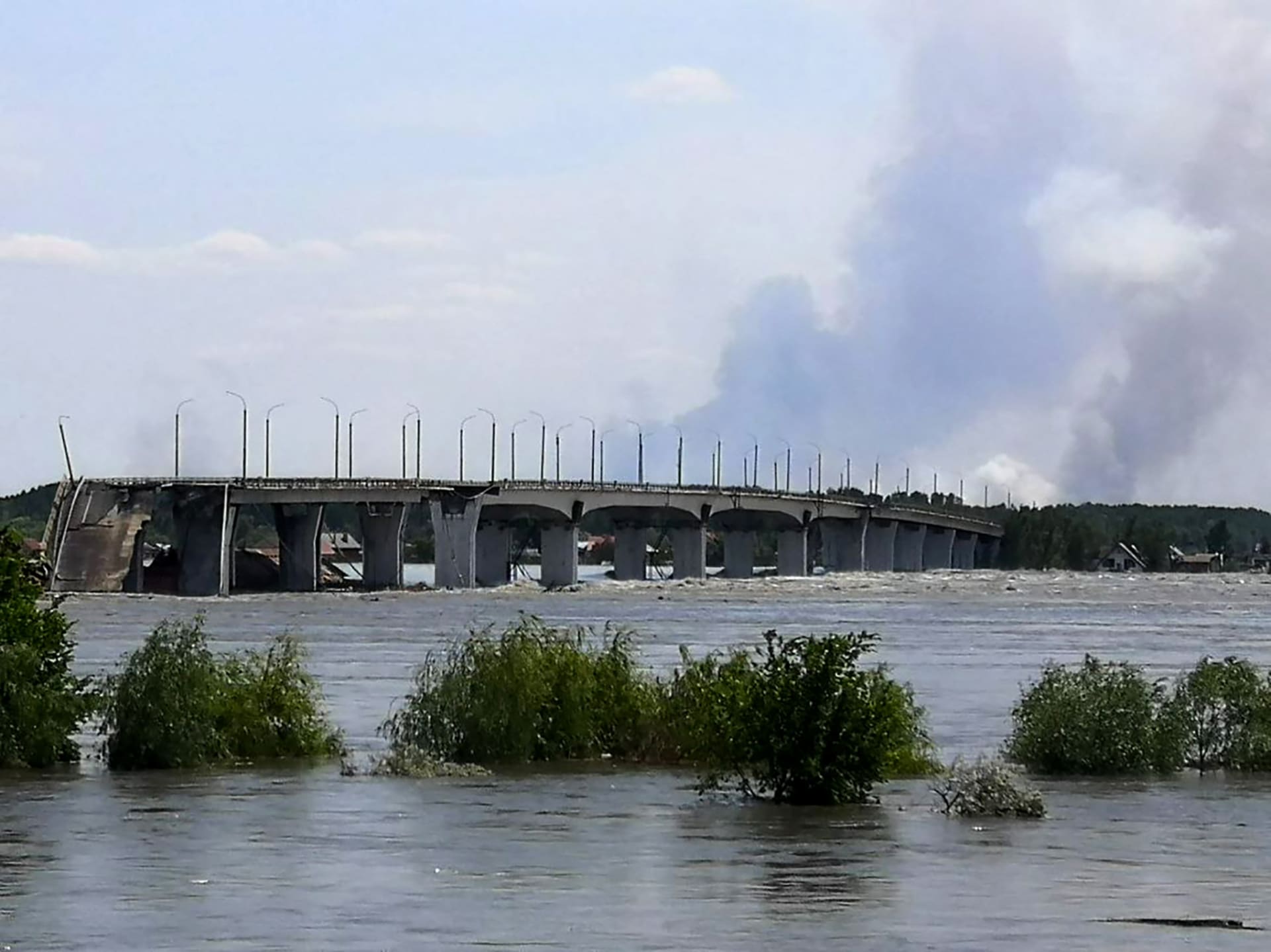 حصريا على CNN.. قوات أوكرانية: شاهدنا جنودا روس يفرون بعد انهيار سد نوفا كاخوفكا