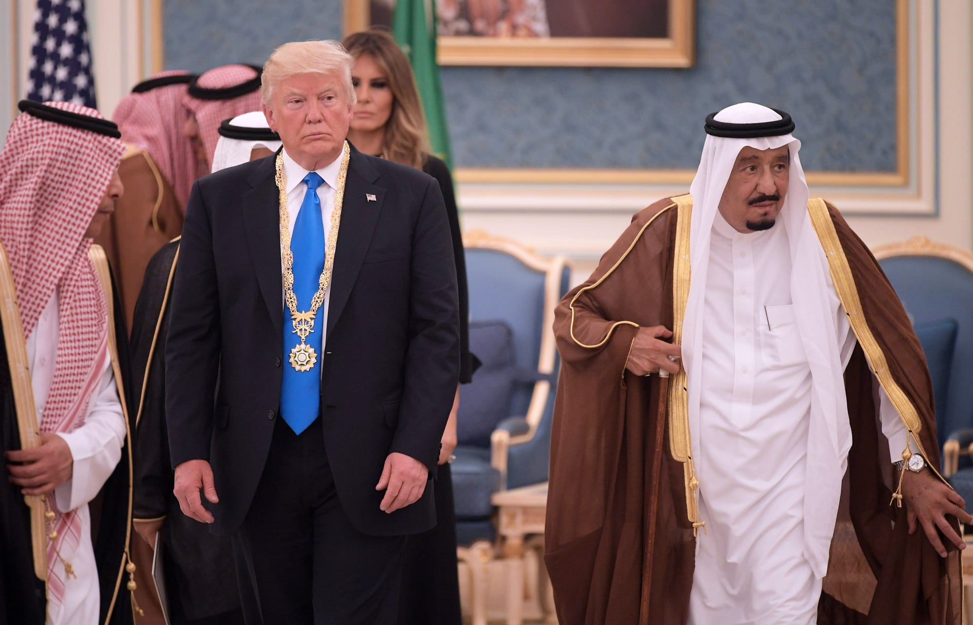 "رائعان وسيفعلان أي شيء".. ترامب يثير تفاعلا بتصريح عن الملك سلمان وولي عهد السعودية