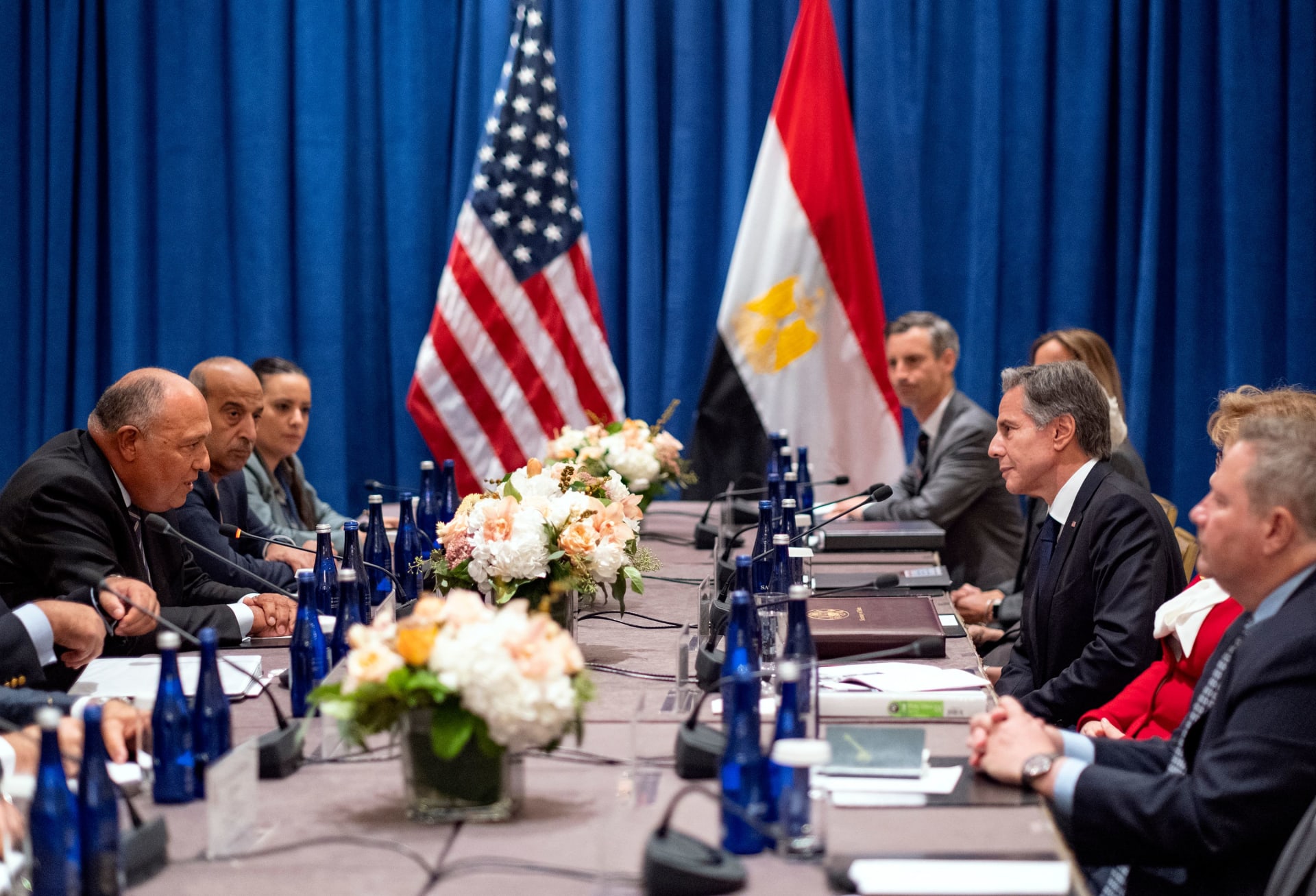 اتصال هاتفي بين وزيري خارجية أمريكا ومصر عن "سد النهضة وحقوق الإنسان والاستقرار الإقليمي"