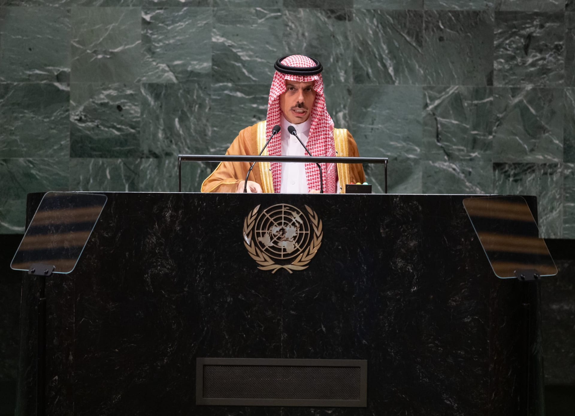وزير الخارجية السعودي في الأمم المتحدة: هذا ما يتطلبه أمن الشرق الأوسط ويجب التعاون الجماعي مع "أوبك بلاس"