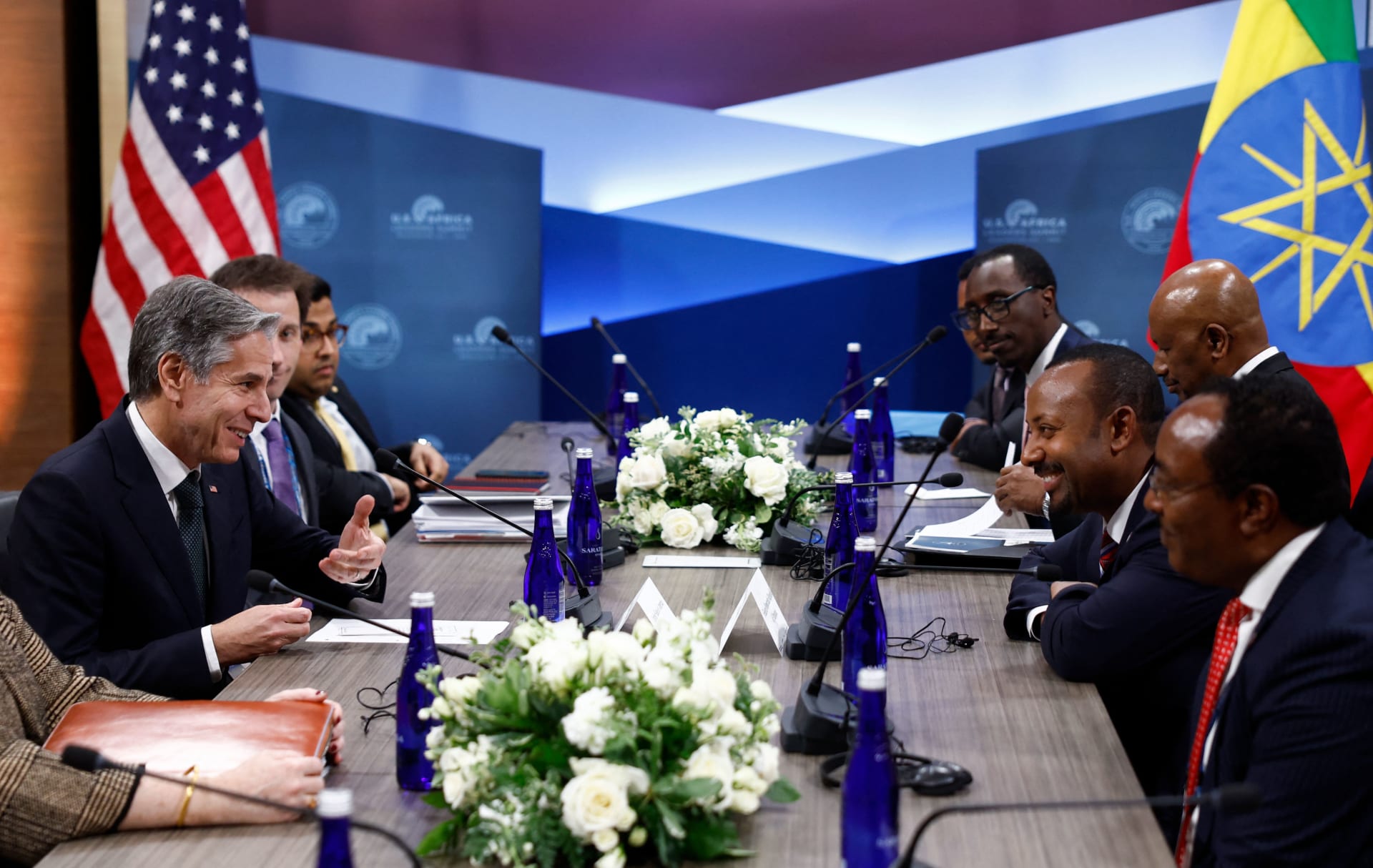 وزير خارجية أمريكا يبحث مع أبي أحمد "التحديات الأمنية في القرن الإفريقي"