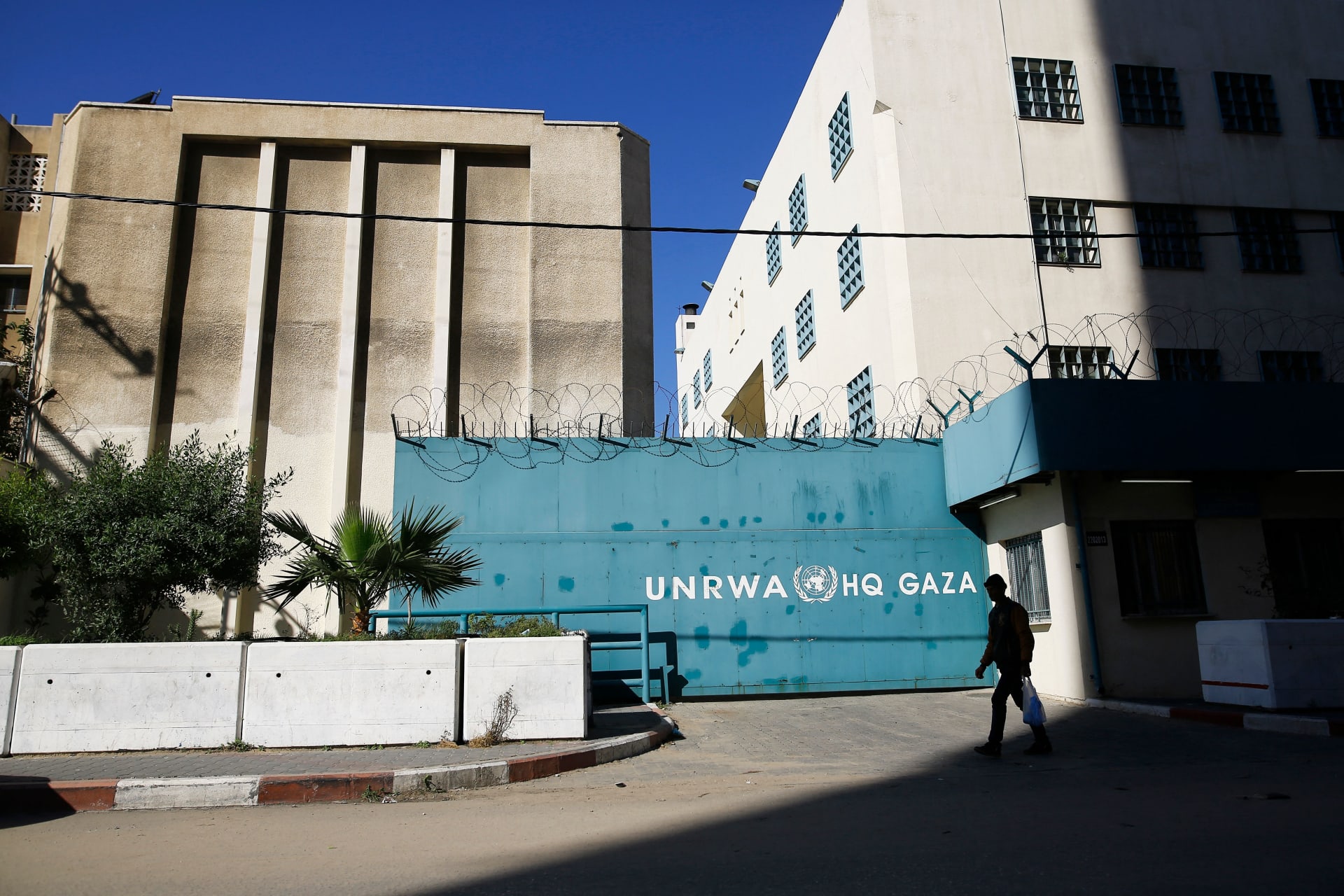 صورة أرشيفية لمقر الأونروا في مدينة غزة العام 2018