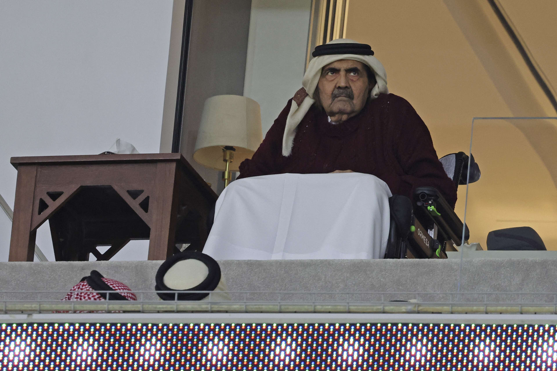 قطر.. تفاعل على لقطات الأمير الوالد والشيخة موزا بمباراة المنتخب ضد إيران