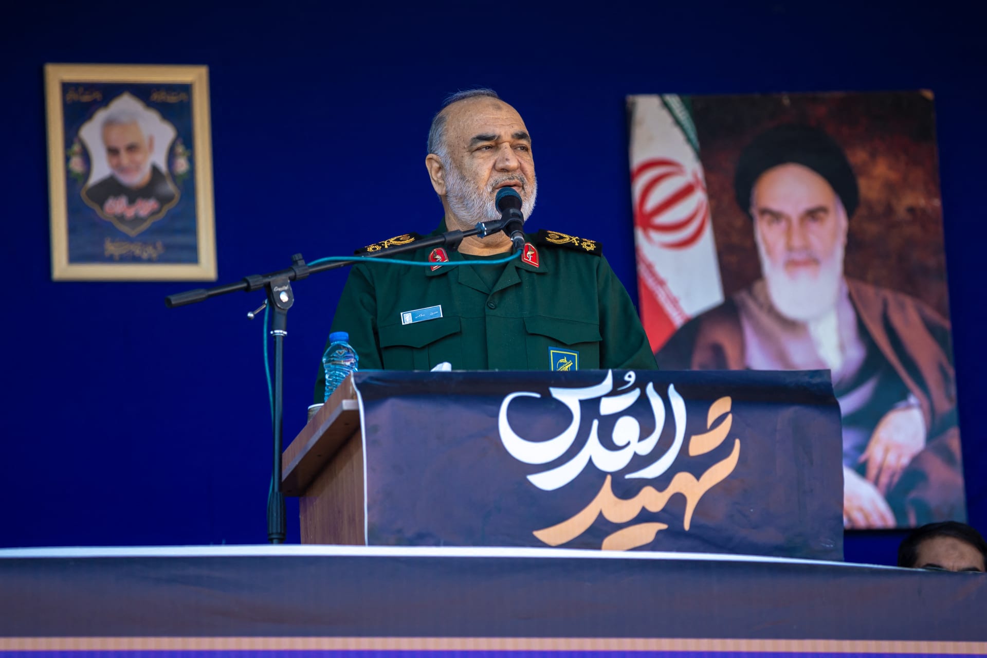 تفاعل على فيديو لحظة إعلان قائد الحرس الثوري الإيراني بدء الهجوم على إسرائيل