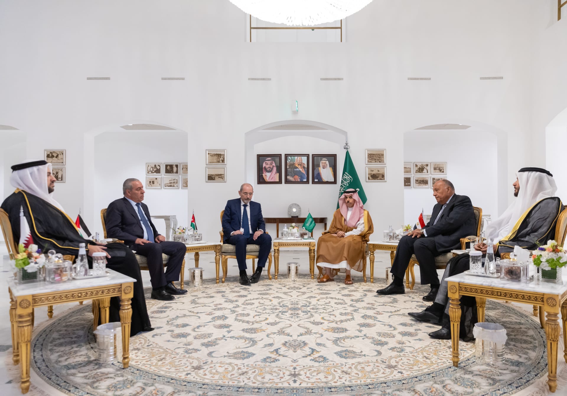 السعودية.. وزراء من 6 دول عربية يبحثون في الرياض "الحرب الإسرائيلية في قطاع غزة"