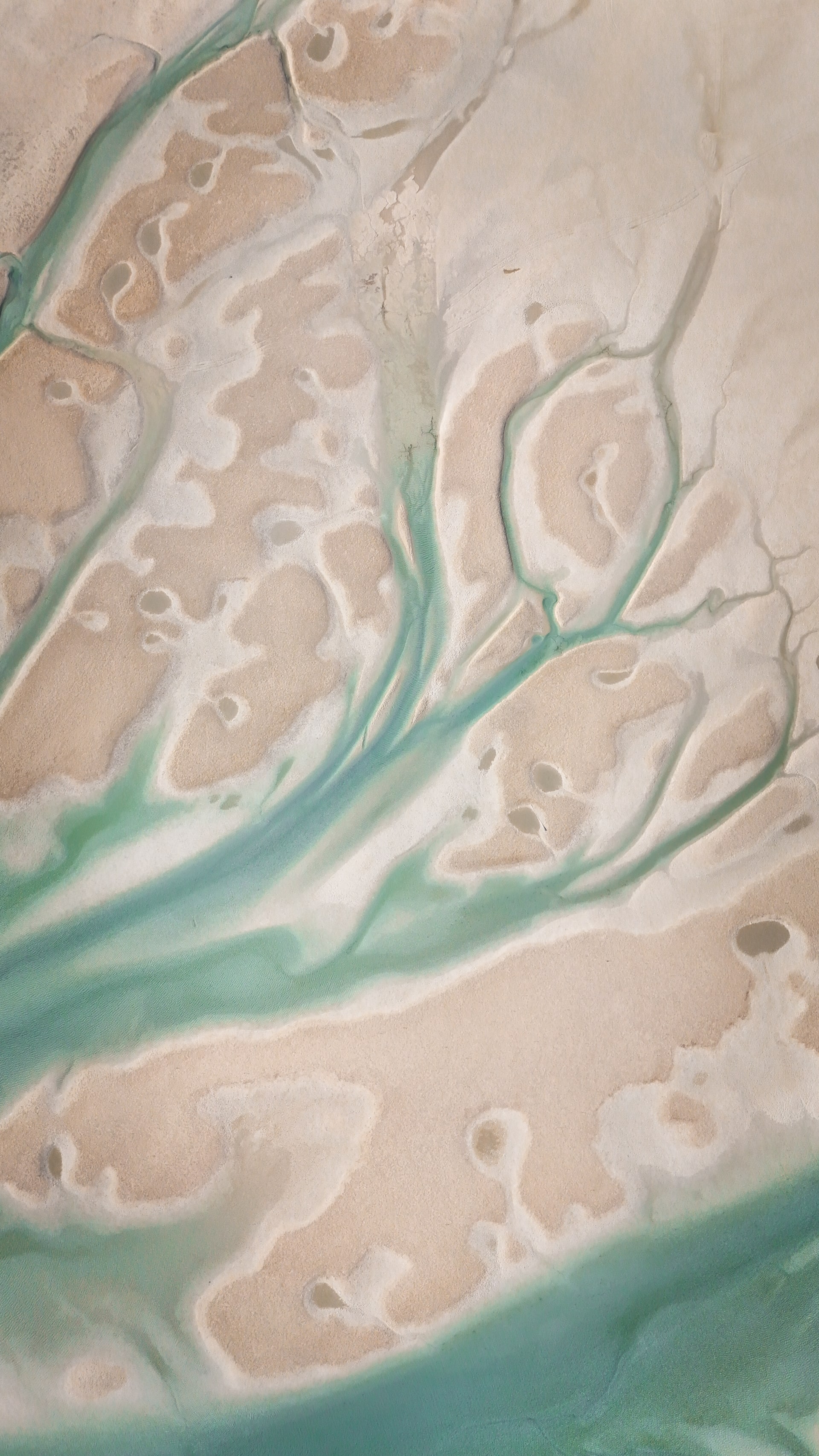 كأنها عروق تمد الأرض بالحياة.. مصور يكشف جمال أبوظبي المخفي بالإمارات