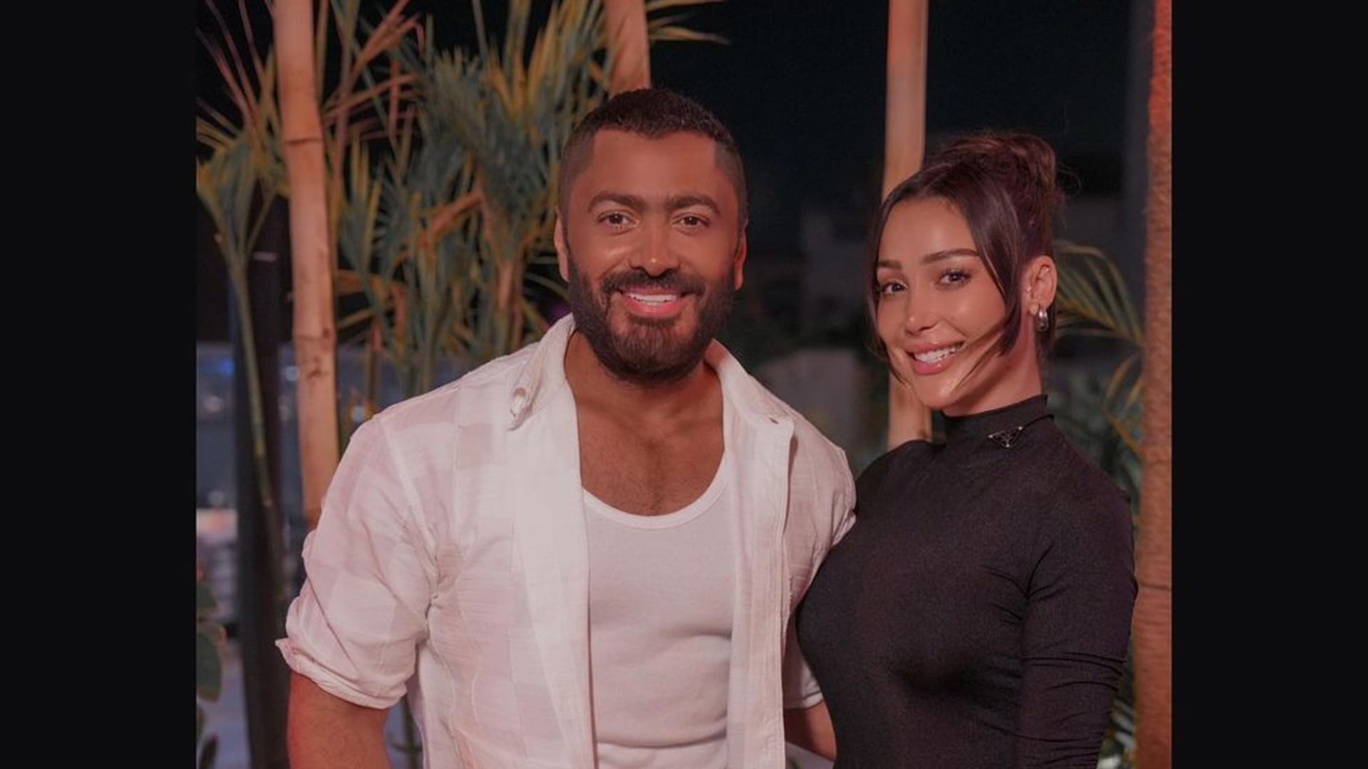 بسمة بوسيل تحضر افتتاح مطعم لطليقها تامر حسني - CNN Arabic