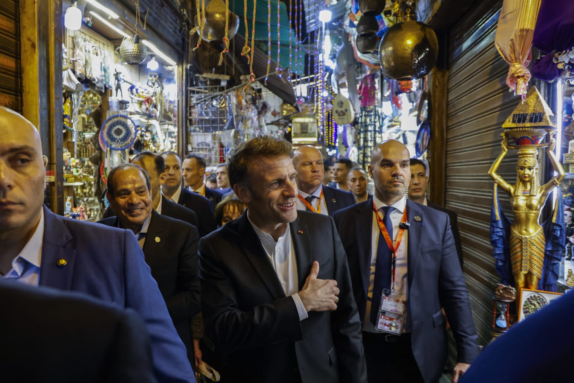 ماكرون السيسي