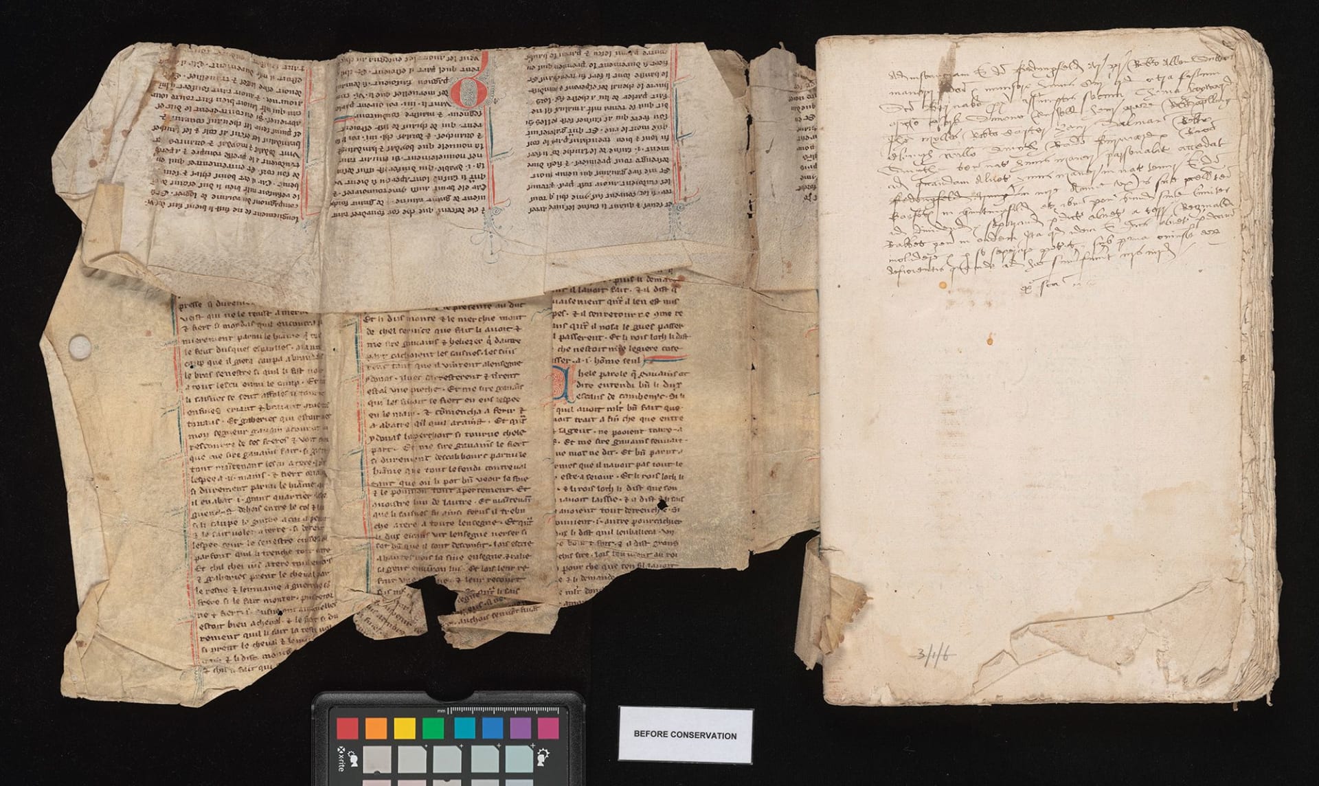 كنز أدبي مخفي في غلاف كتاب.. العثور على مخطوطة فرنسية نادرة من العصور الوسطى