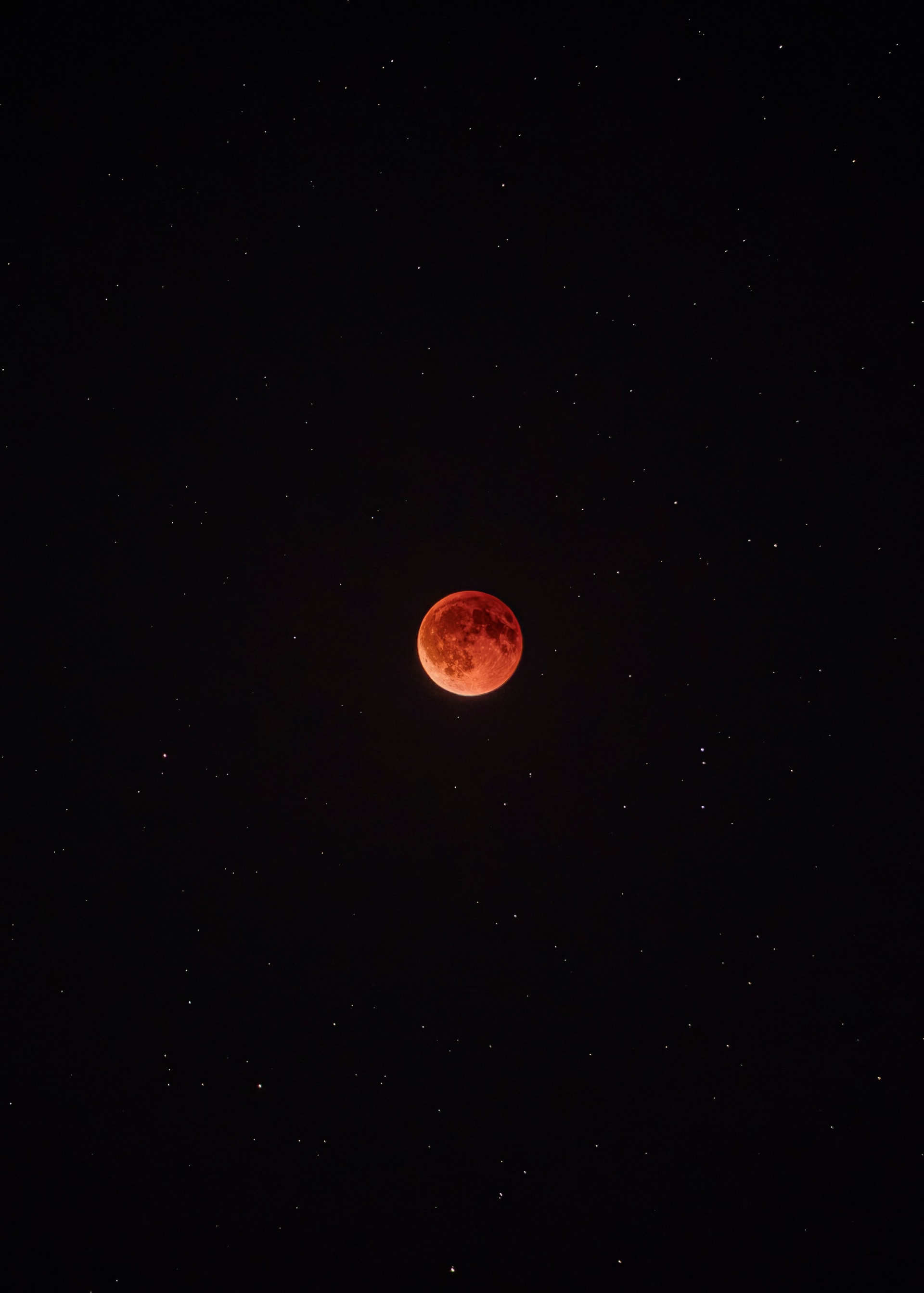 القمر الدموي يزين سماء المنطقة العربية بصور خاطفة للأنفاس