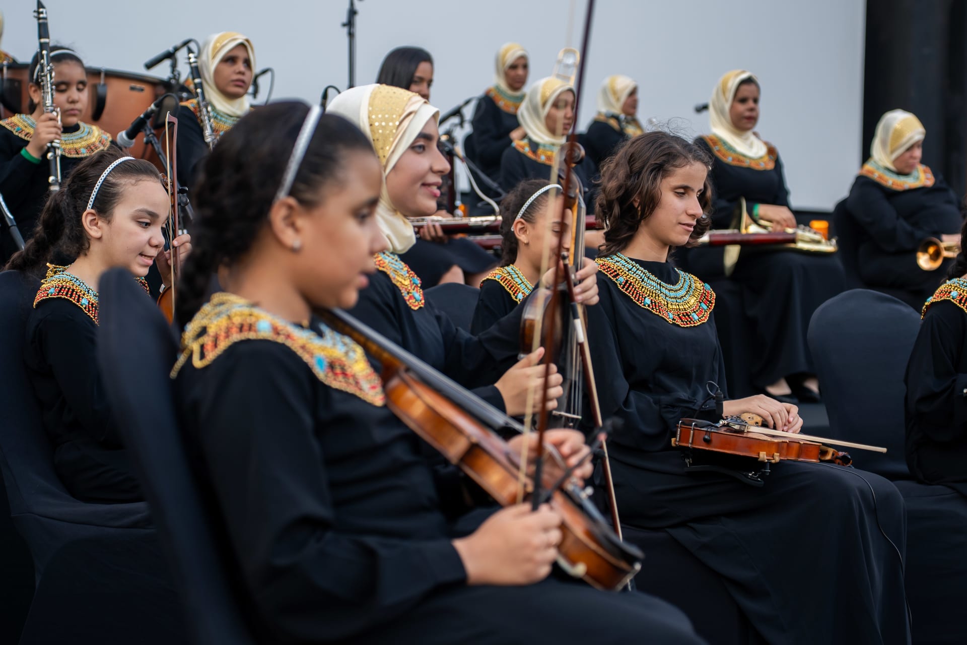 كفيفات يقدمن عروضا موسيقية مميزة في مصر وخارجها