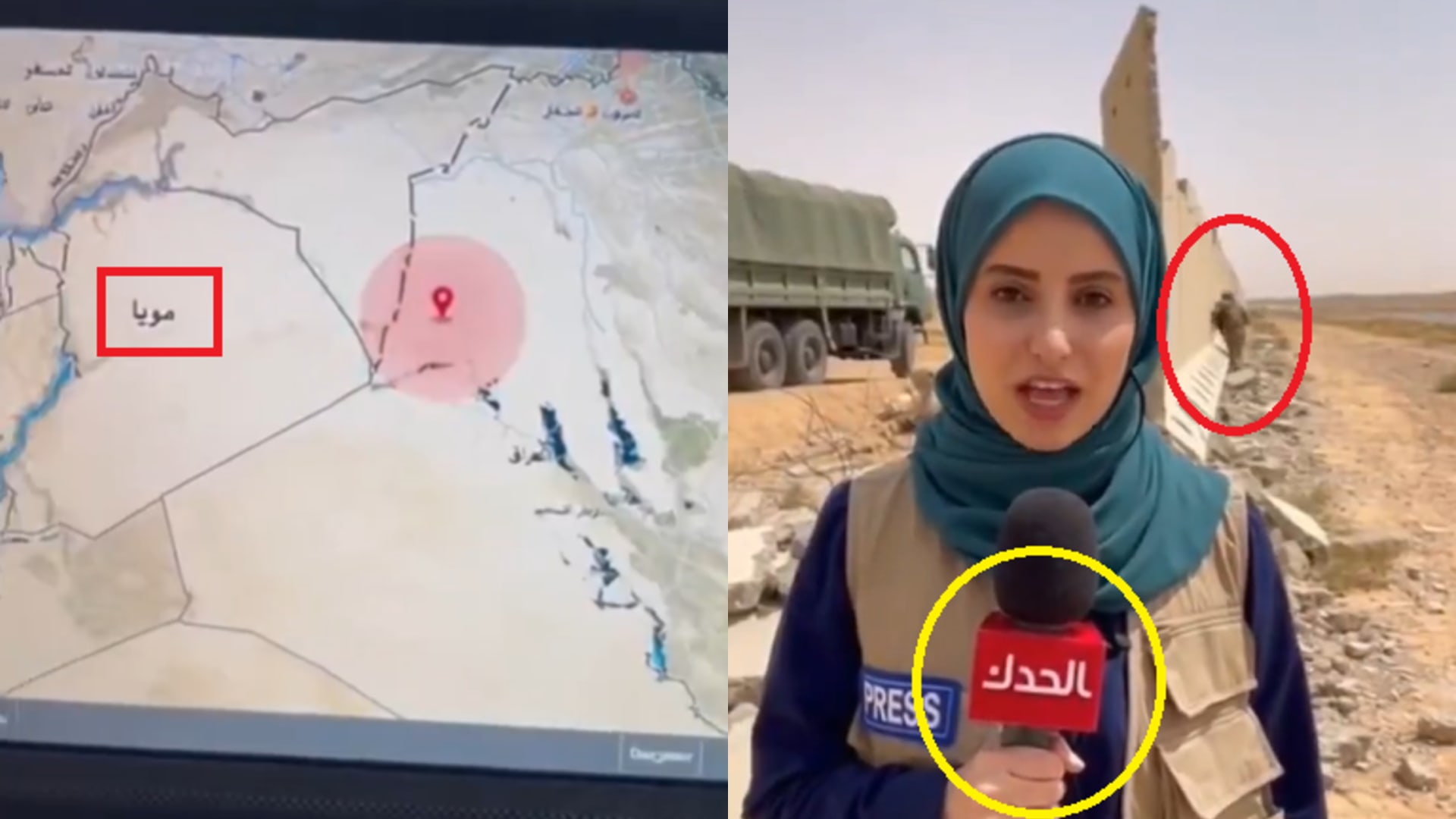 فيديو متداول لـ انهيار بالجدار الحدودي العازل بين العراق وسوريا .. ما صحته؟