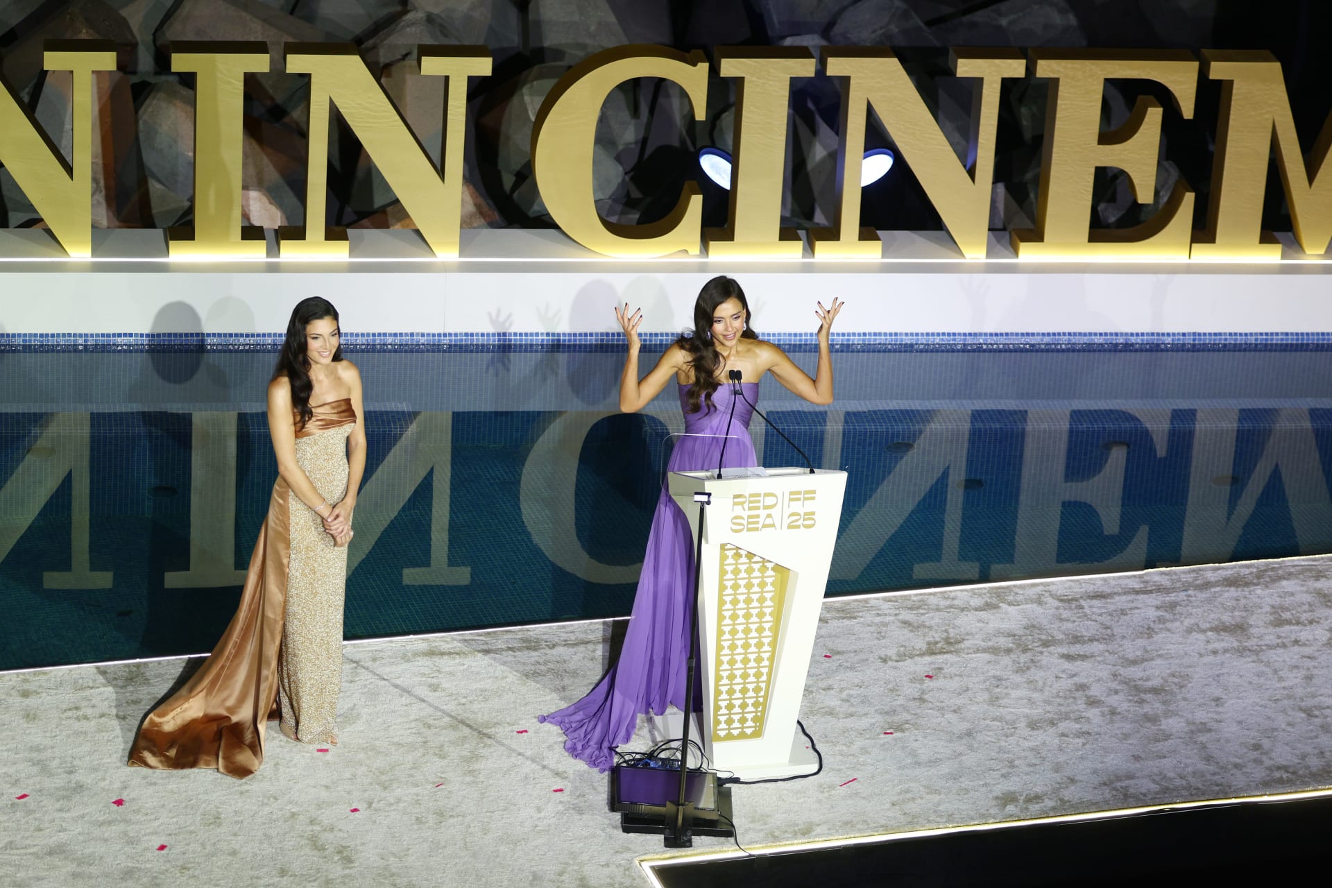 بين البساطة والكلاسيكية.. إطلالات النجمات في فعاليّة "المرأة في السينما"في جدّة