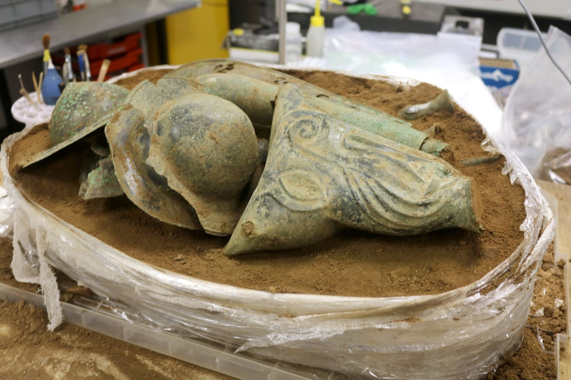 اكتشاف بوق حرب "استثنائي" من العصر الحديدي في إنجلترا