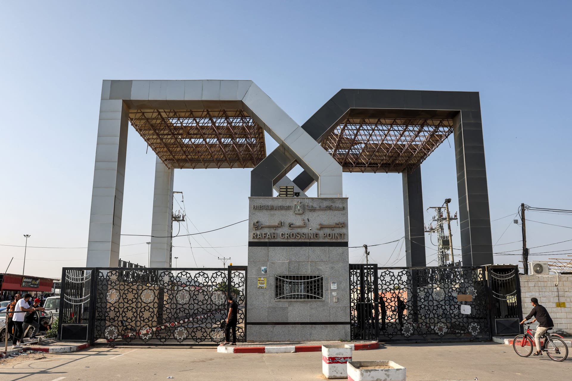 معبر رفح (أ ف ب).