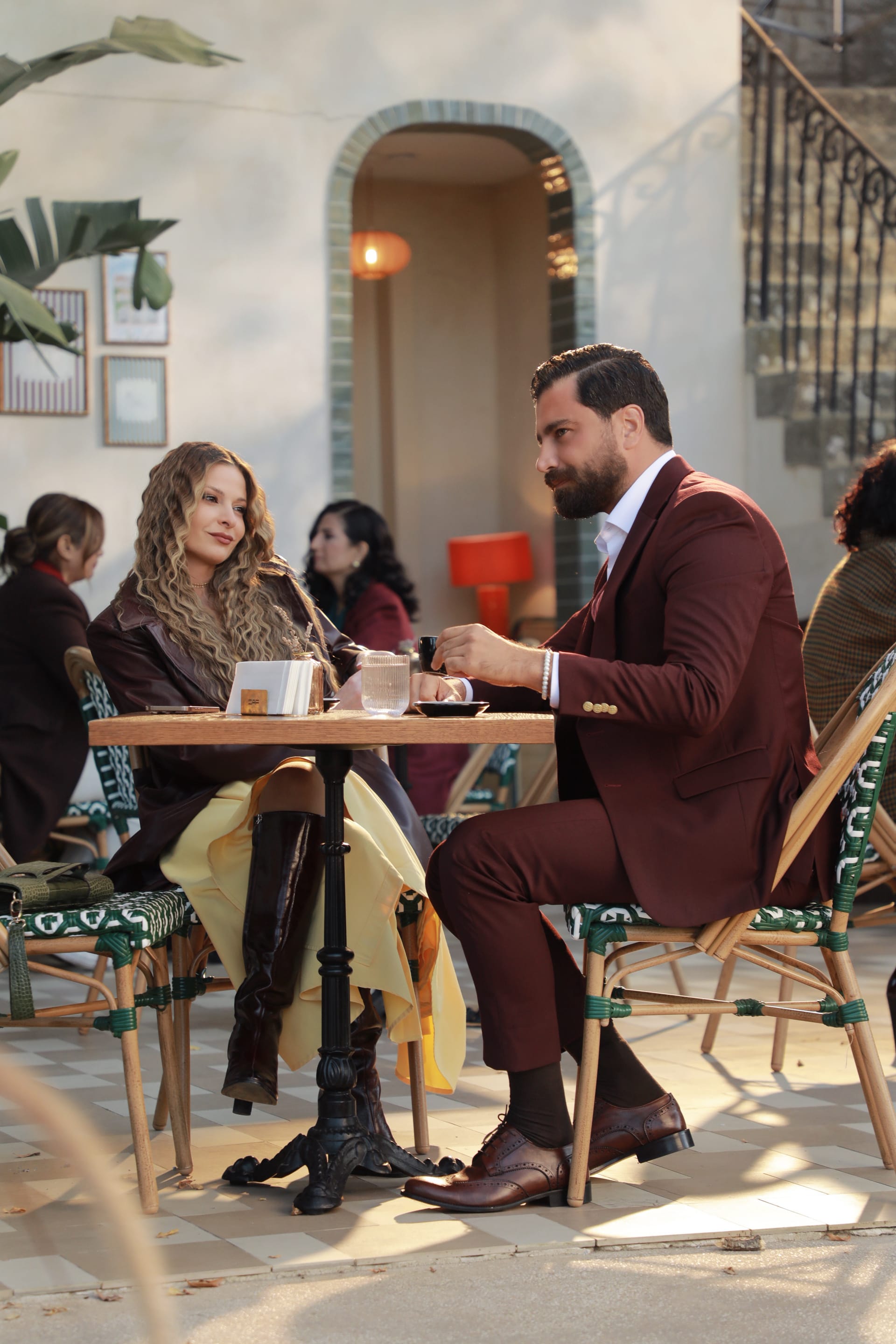 كيمياء معتصم النهار وباميلا الكيك.. كيف صنعتها أزياء مسلسل لوبي الغرام ؟