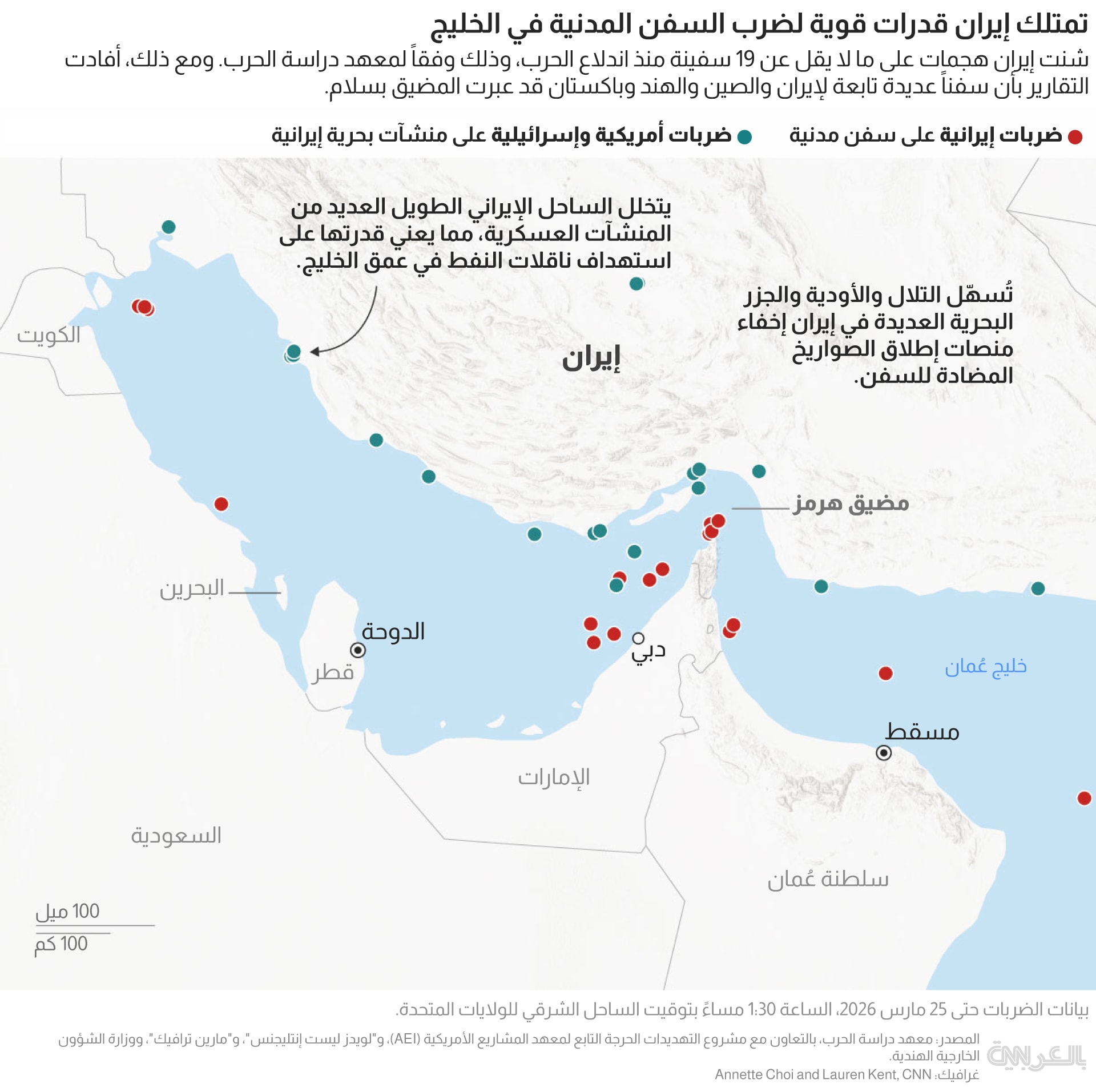 Iran hit vessels 260326