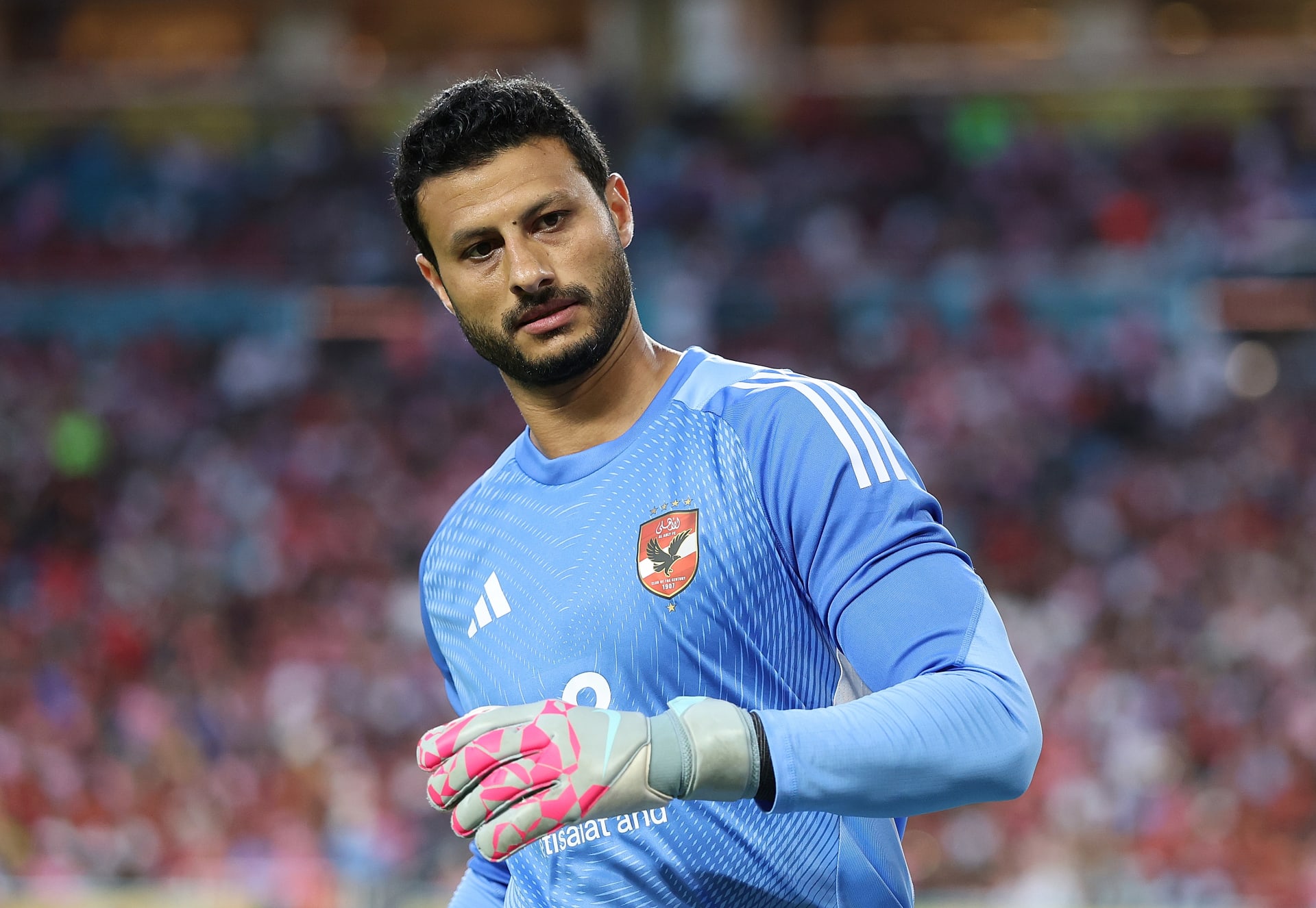 تصرف "صادم" من محمد الشناوي مع الحكم بعد تعادل الأهلي في الدوري المصري