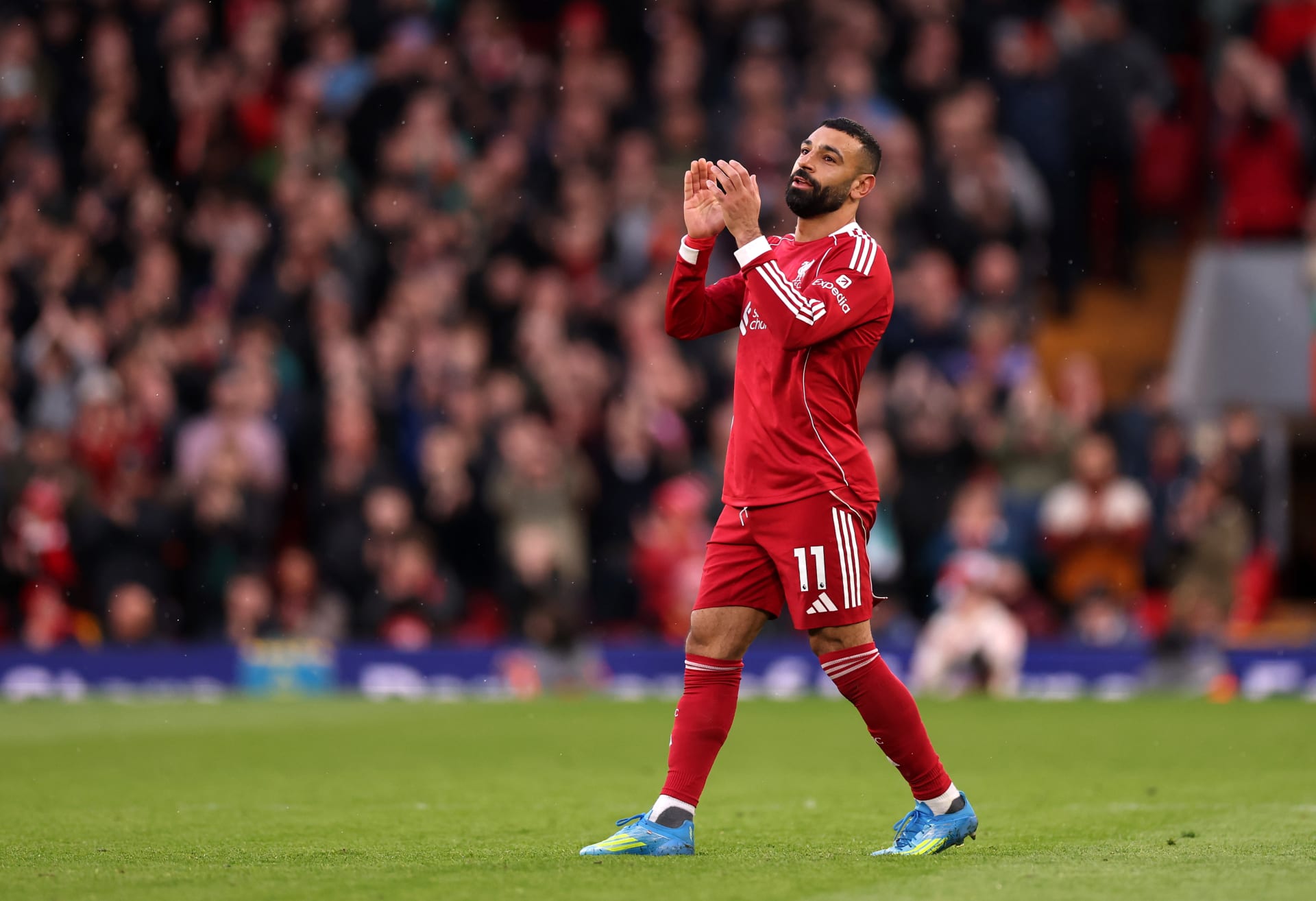 بكلمة واحدة.. ليفربول يعلق على أول أهداف صلاح في "أنفيلد" منذ إعلان رحيله