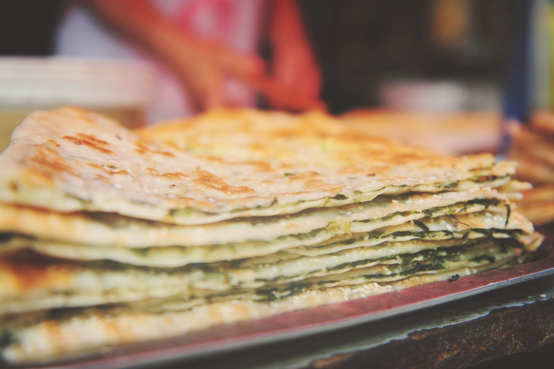 فطائر البصل الأخضر، الصين