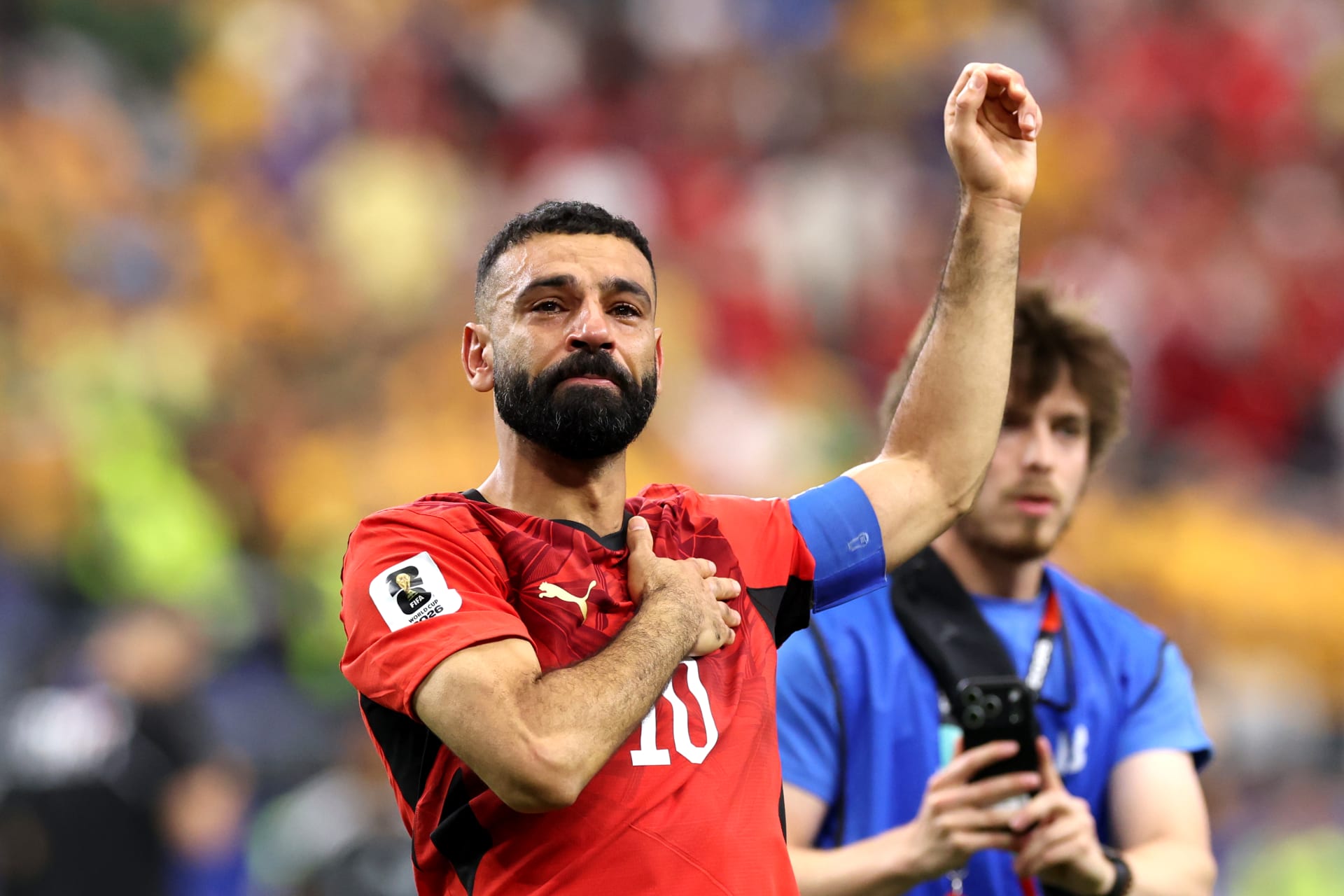 تداول لقطة مؤثرة لمحمد صلاح بعد مباراة مصر وأستراليا