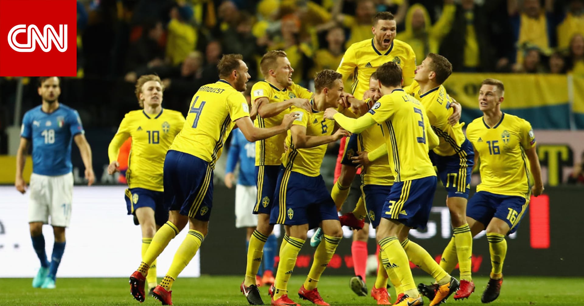 السويد تهزم إيطاليا وتعقد مهمة تأهلها إلى كأس العالم 2018 في روسيا Cnn Arabic