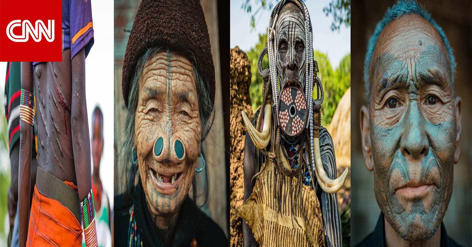 من تشويه الأنوف إلى أطباق الشفاه.. مصور لبناني يلتقط أغرب التقاليد