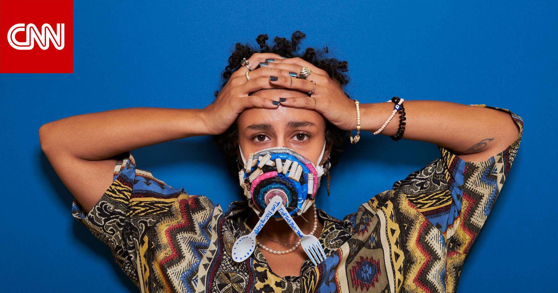 أقنعة غريبة تظهر بقمة المناخ COP 27 بمصر..ما هدفها؟ أقنعة غريبة تظهر بقمة المناخ COP 27 بمصر..ما هدفها؟