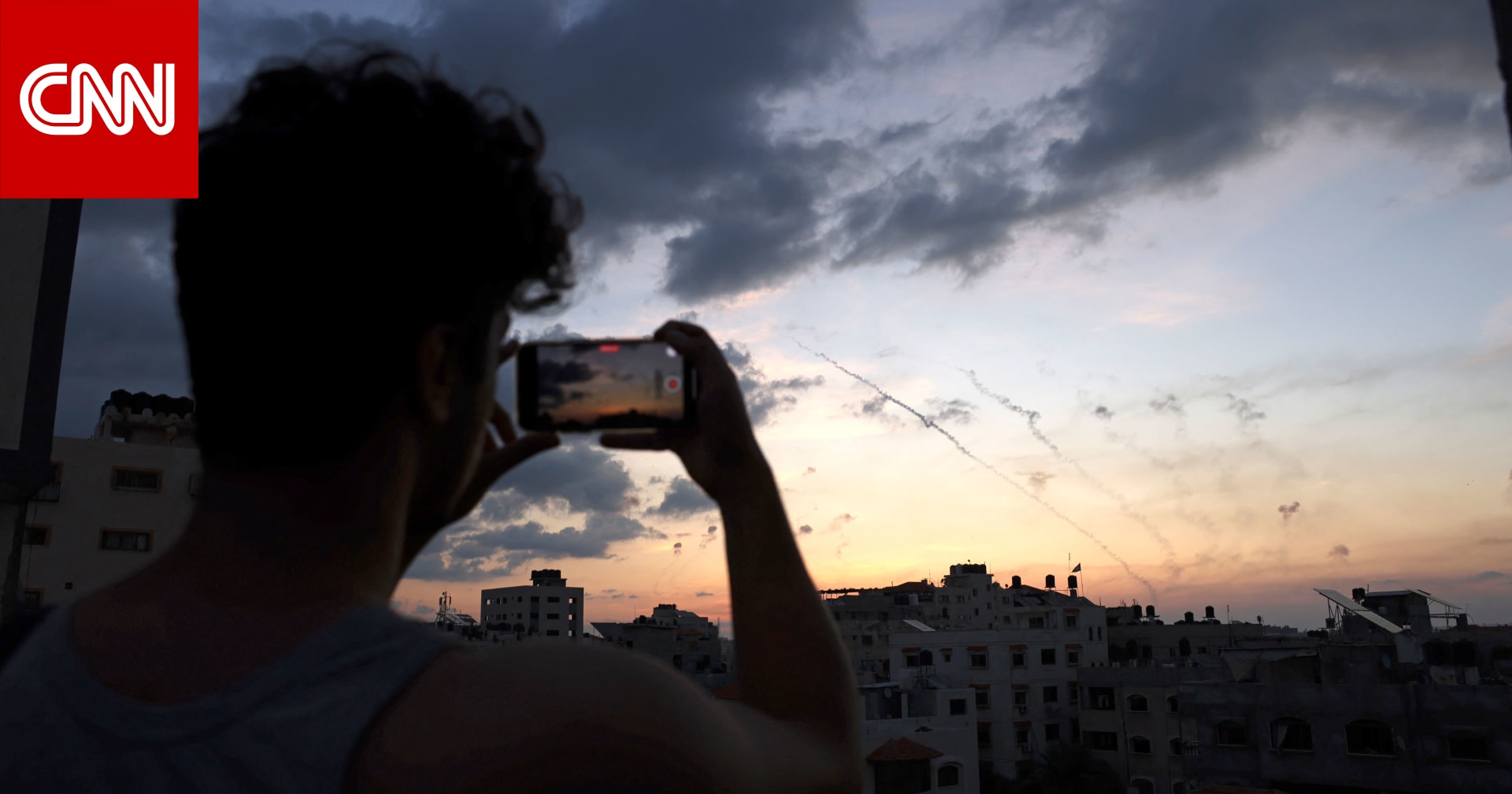 رسم بياني يوضح نشاط الاتصال عبر الانترنت في غزة منذ بداية الحرب