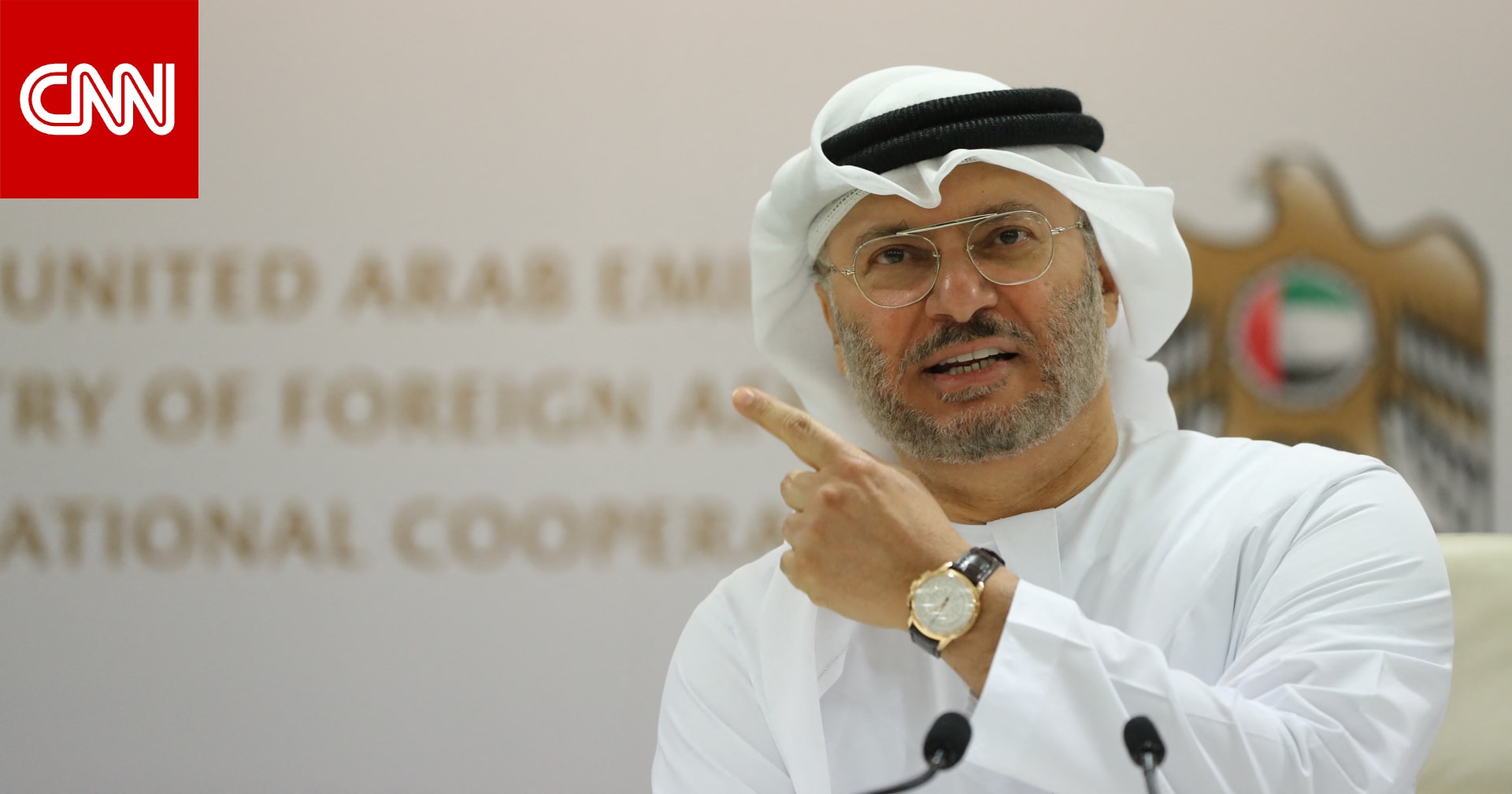 قرقاش يرد على اتهامات “بعض المحسوبين على جهات سودانية رسمية” للإمارات