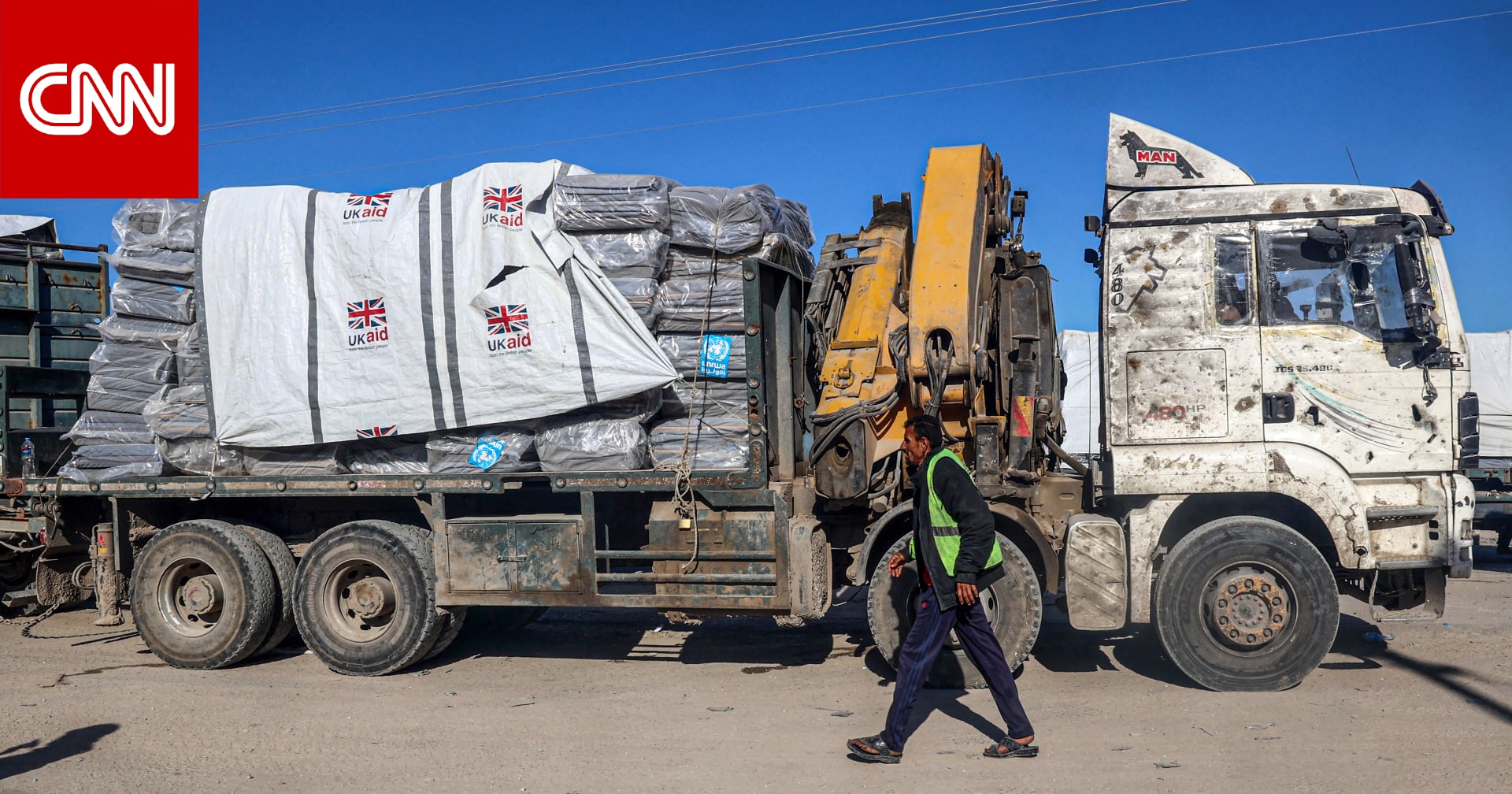 تبلغ 20% فقط.. تراجع عدد الشاحنات التي تدخل غزة يوميا مقارنة بما قبل 7 أكتوبر