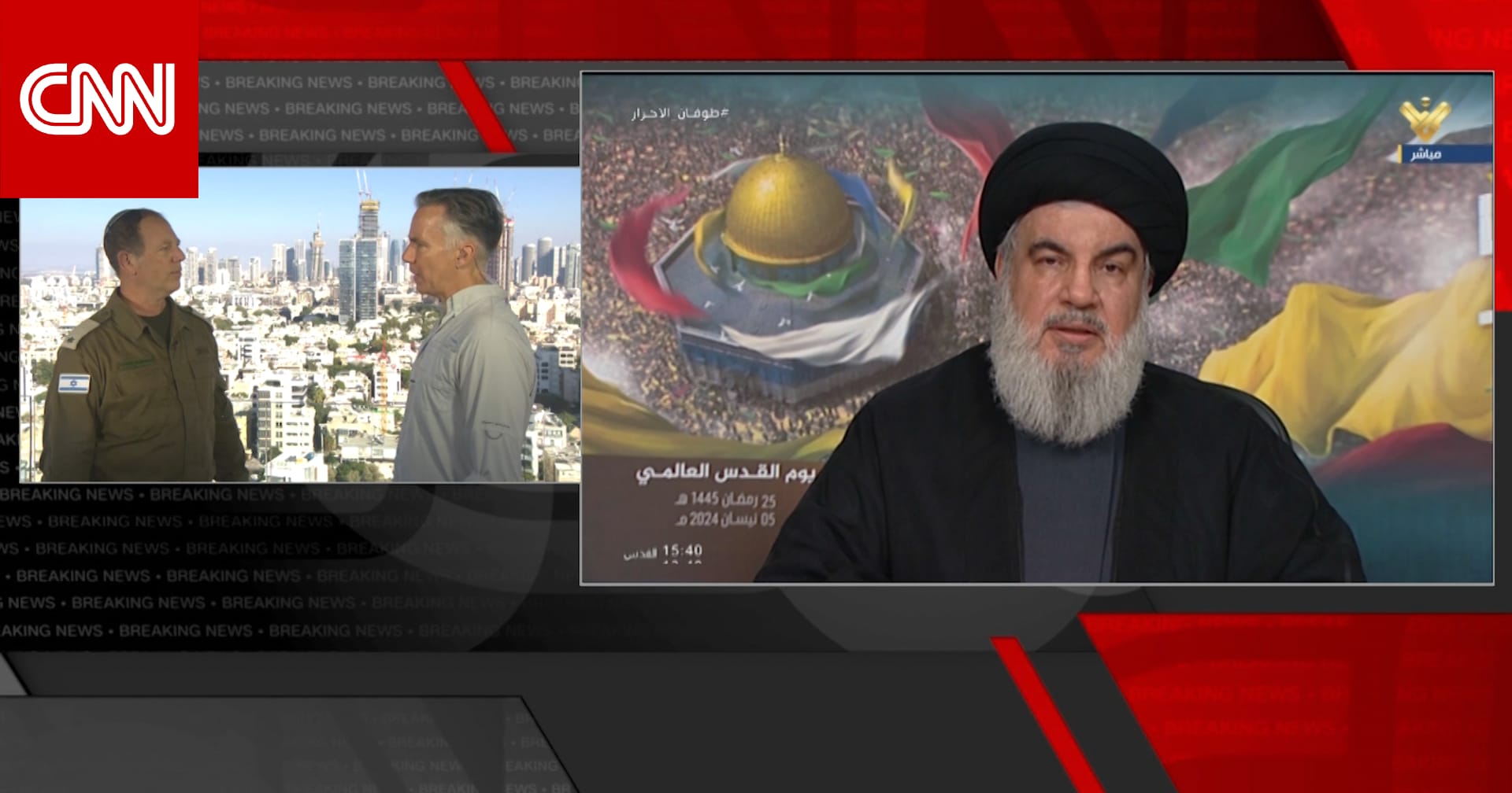 شاهد كيف علق مسؤول في الجيش الإسرائيلي لـCNN على اغتيال نصرالله وإمكانية التدخل البري