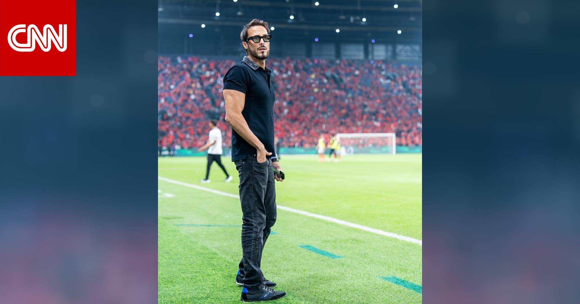 يوسف الشريف يبدأ "ديربي الموت" بلقطة من نهائي كأس السوبر الإفريقي