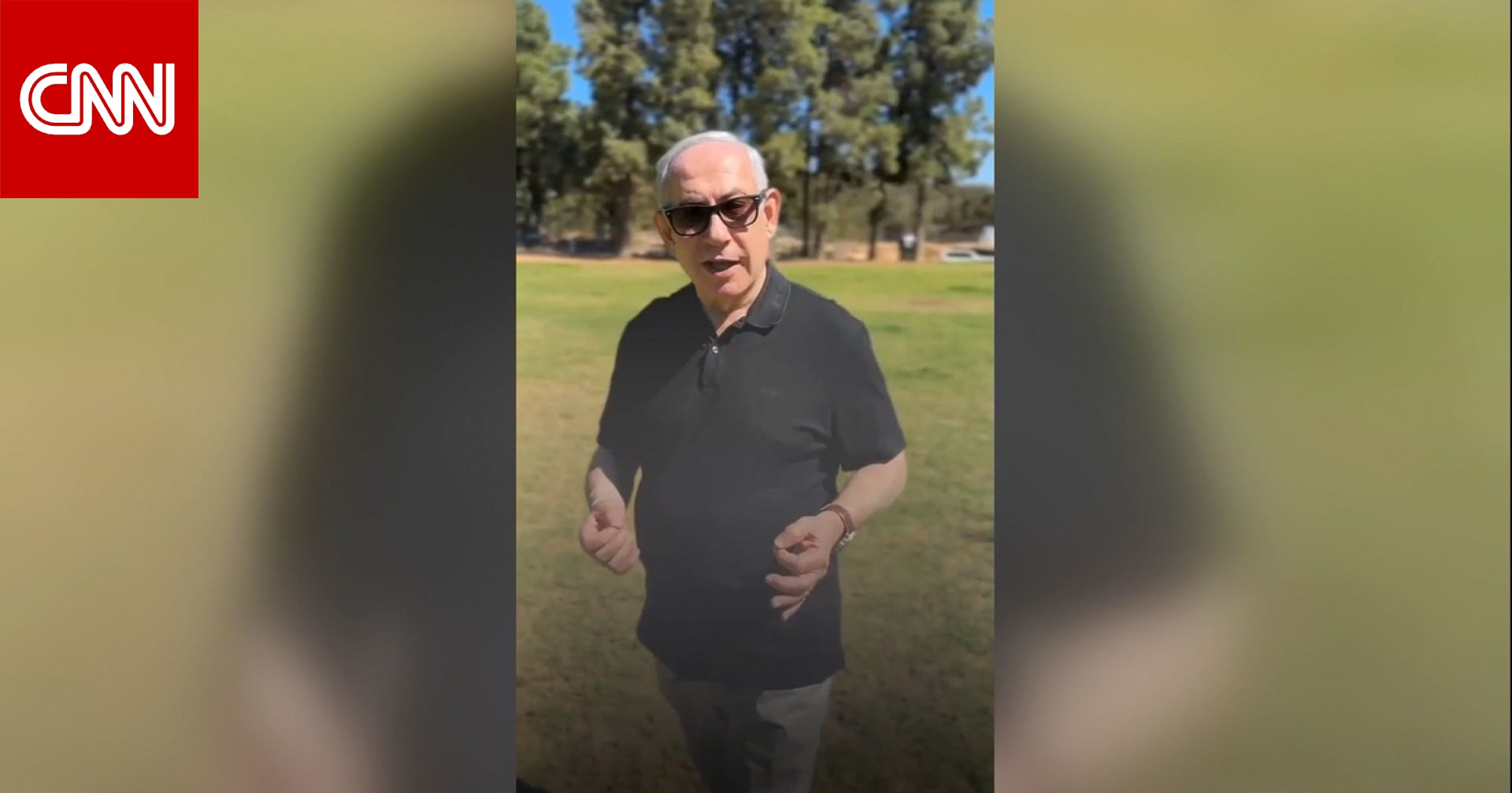 فيديو يظهر نتنياهو بعد استهداف مسيّرة مقر إقامته في قيسارية.. شاهد ما قاله