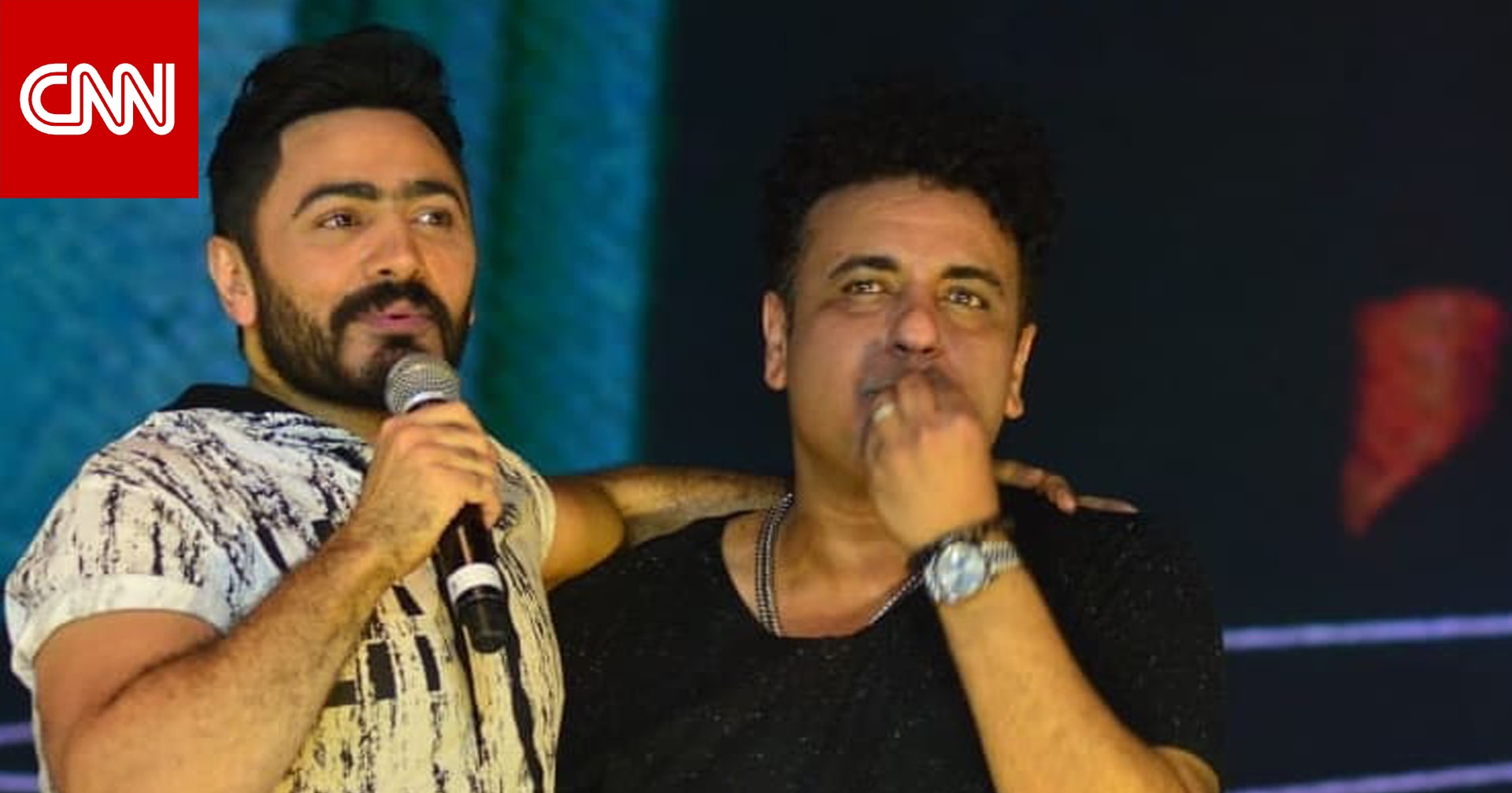 تامر حسني يشارك فيديو مؤثر مع صديق عمره الراحل محمد رحيم