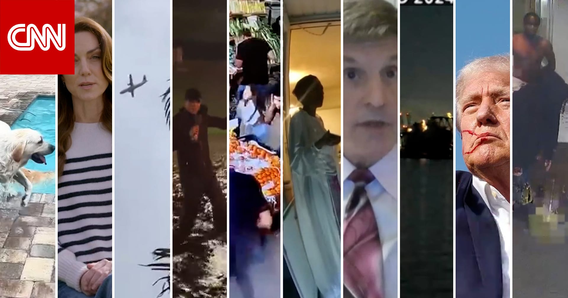 شاهد أكثر 10 مقاطع فيديو انتشارًا على CNN في عام 2024