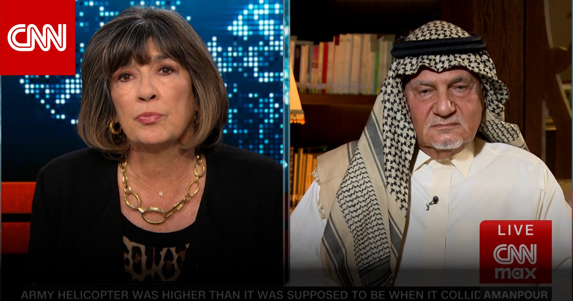 "لن أقول تعليقا غير محترم".. تركي الفيصل يتحدث لـCNN عن خطة ترامب بشأن غزة