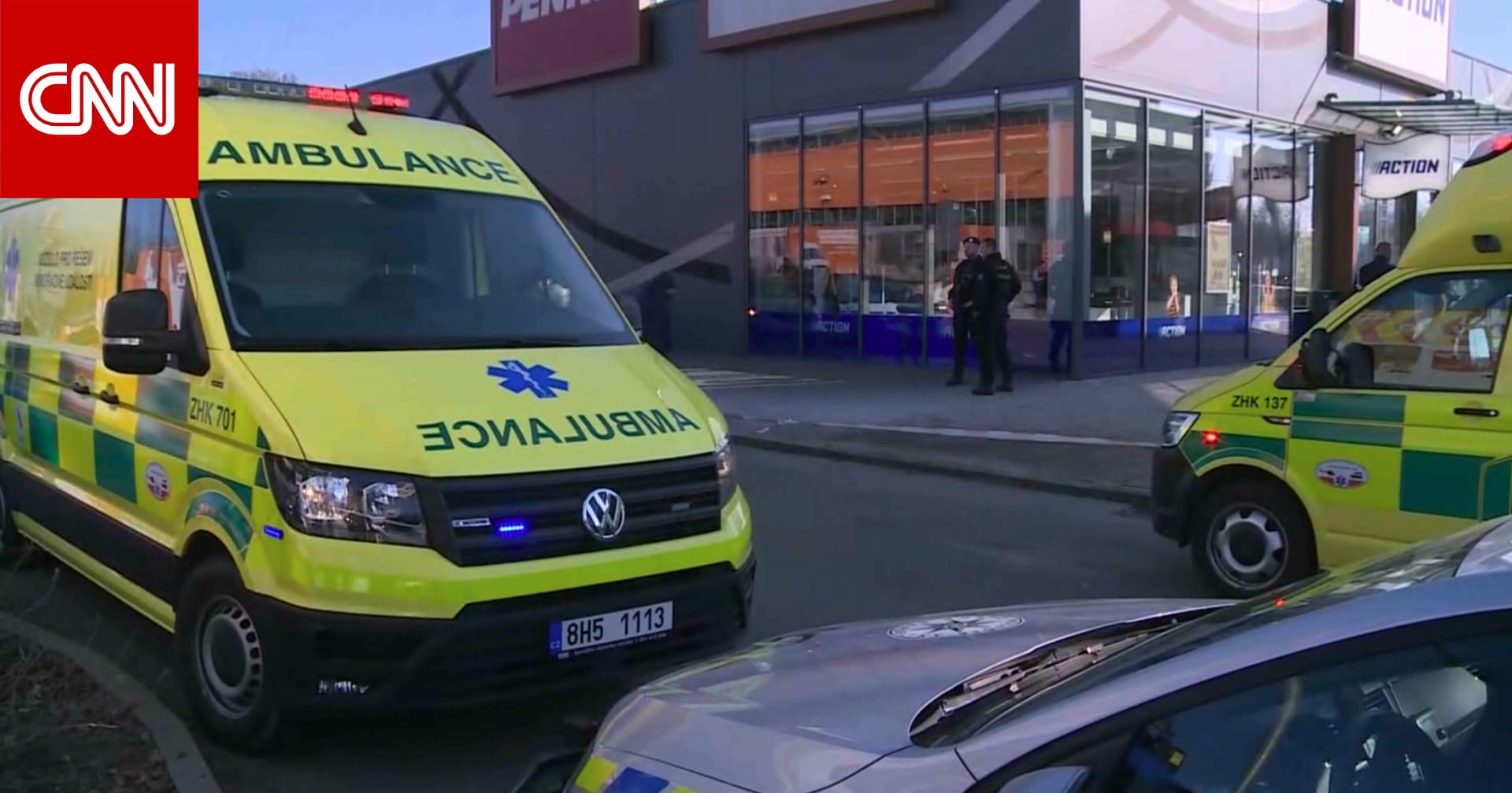مشاهد أولية لحادثة مقتل شخصين بهجوم بالسكين في جمهورية التشيك