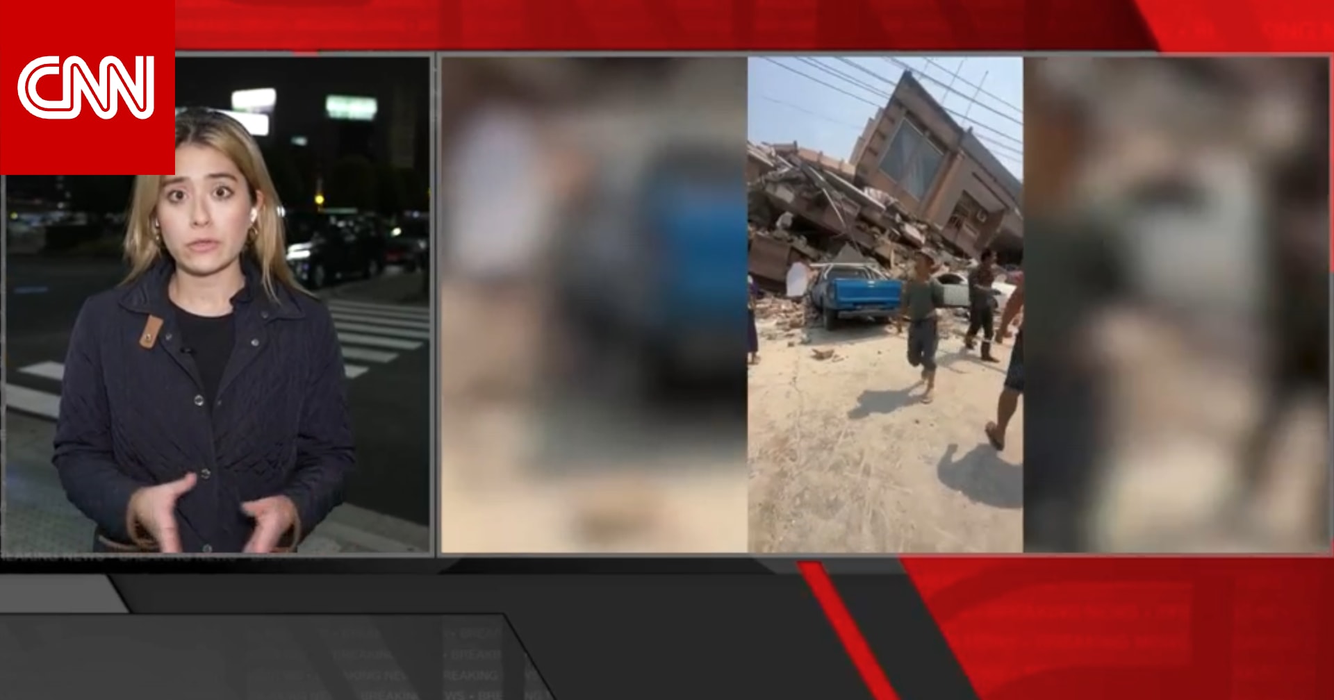 مشاهد صادمة وخراب هائل جراء زلزال ميانمار المدمر